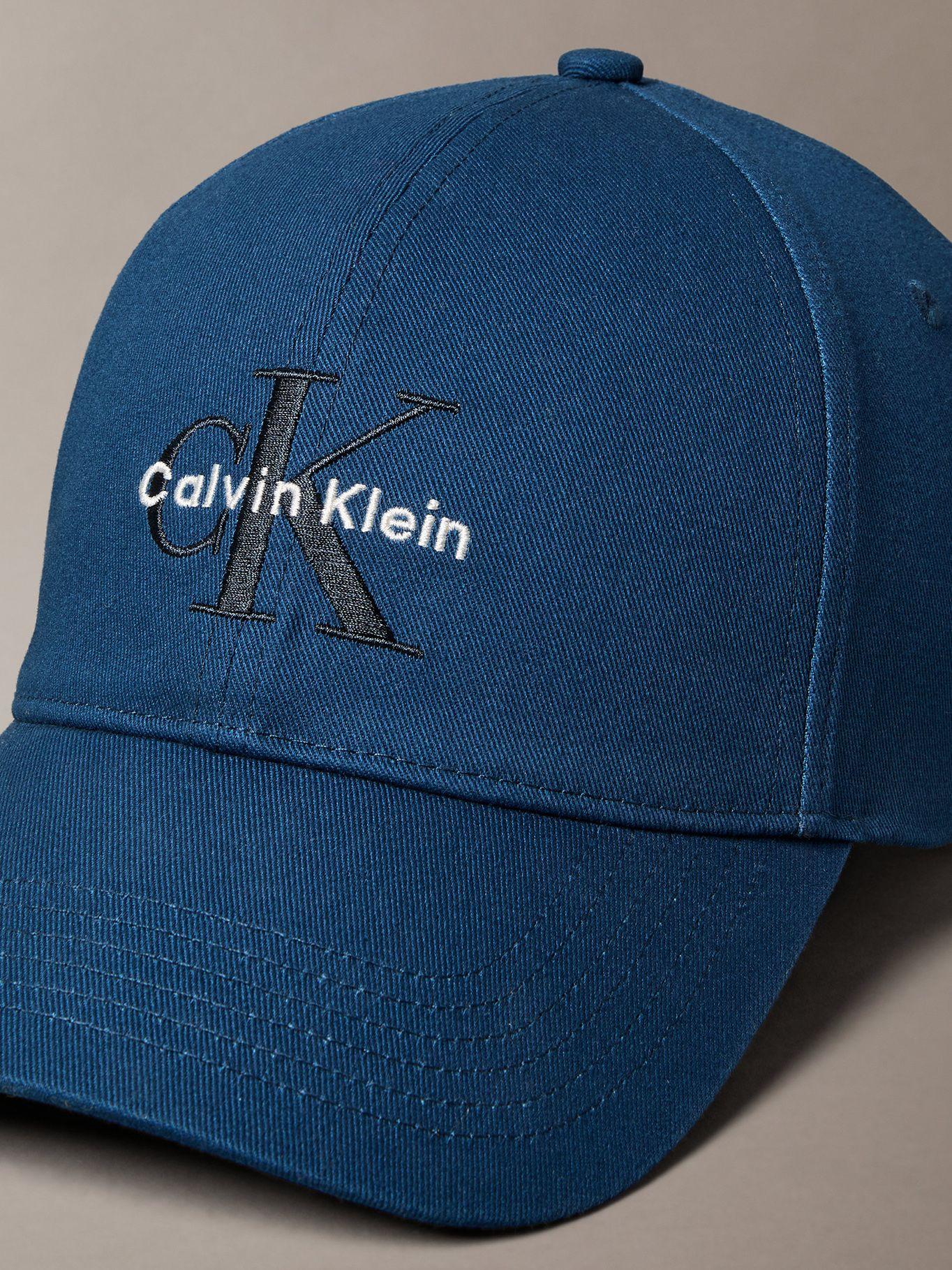 Jockey con Logo Monograma Bordado Azul Calvin Klein-2