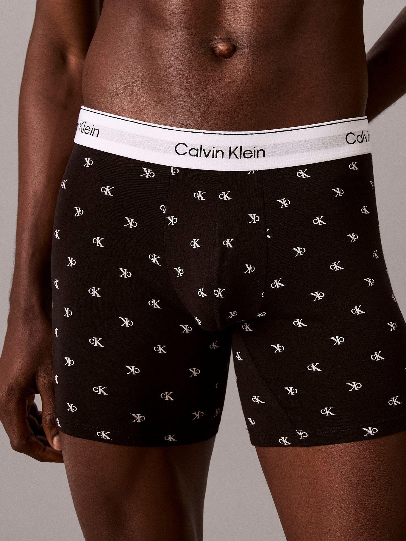 Pack 3 Bóxers Brief Cotton Multicolor Calvin Klein-5