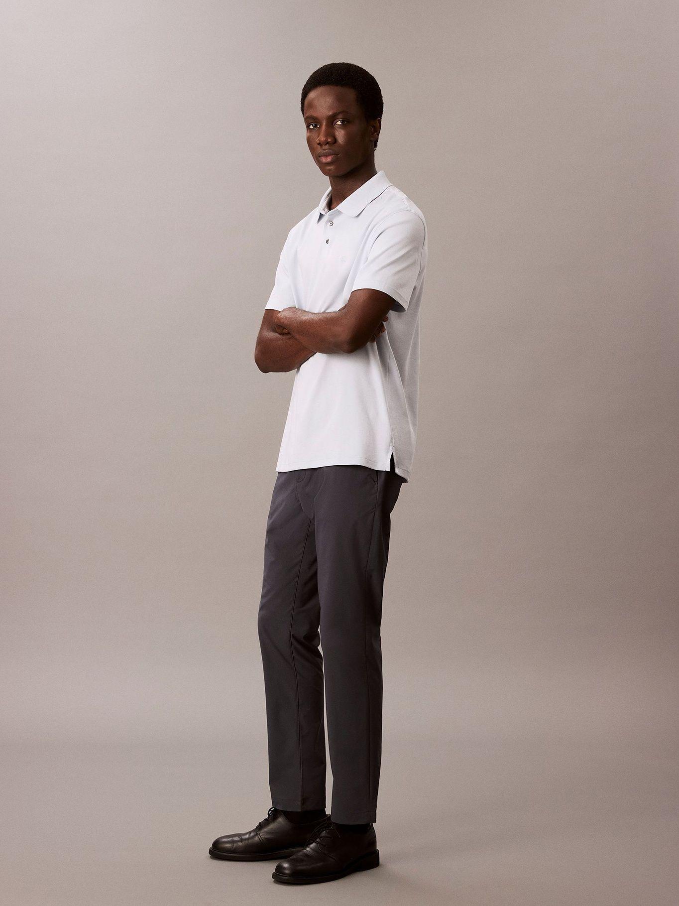 Pantalón Slim Técnico Elástico Azul Calvin Klein-2