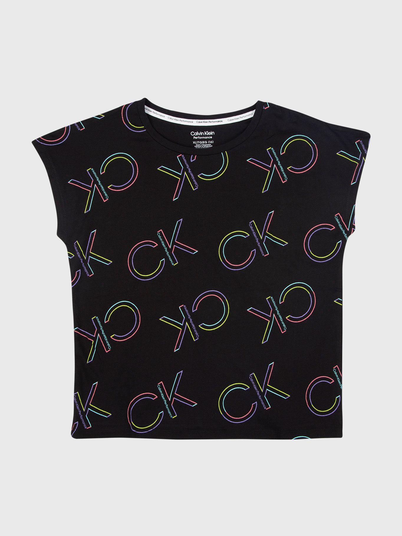 Polera Niña Rainbow Negro 6S Calvin Klein-0