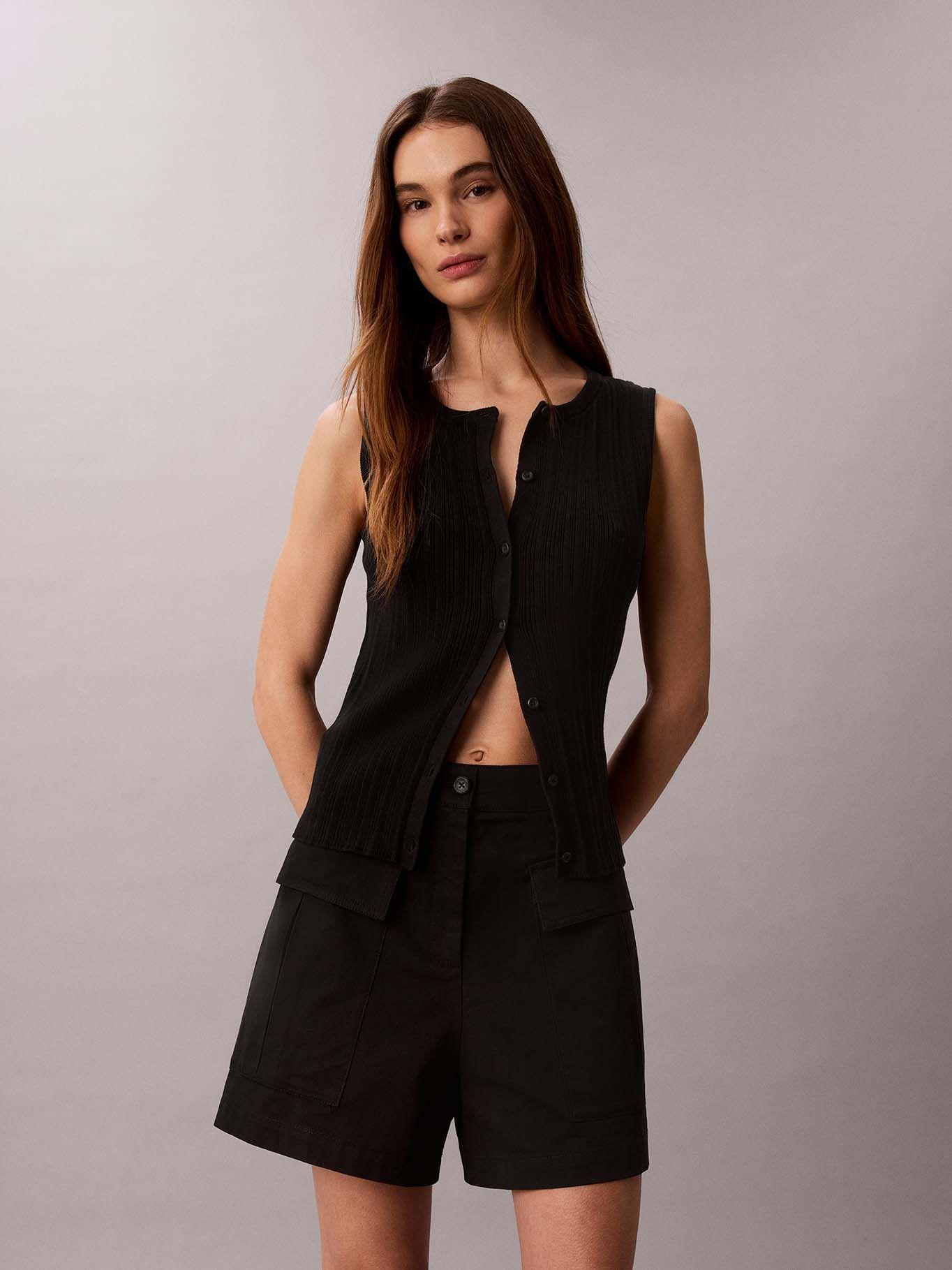 Short Utility Negro Calvin Klein-0