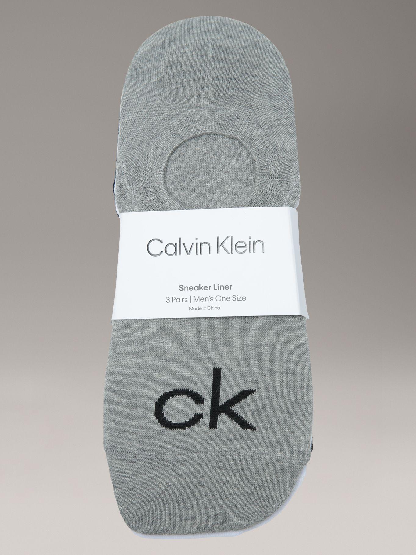 Pack de 3 Calcetin Finos Logo Multicolor Calvin Klein-2