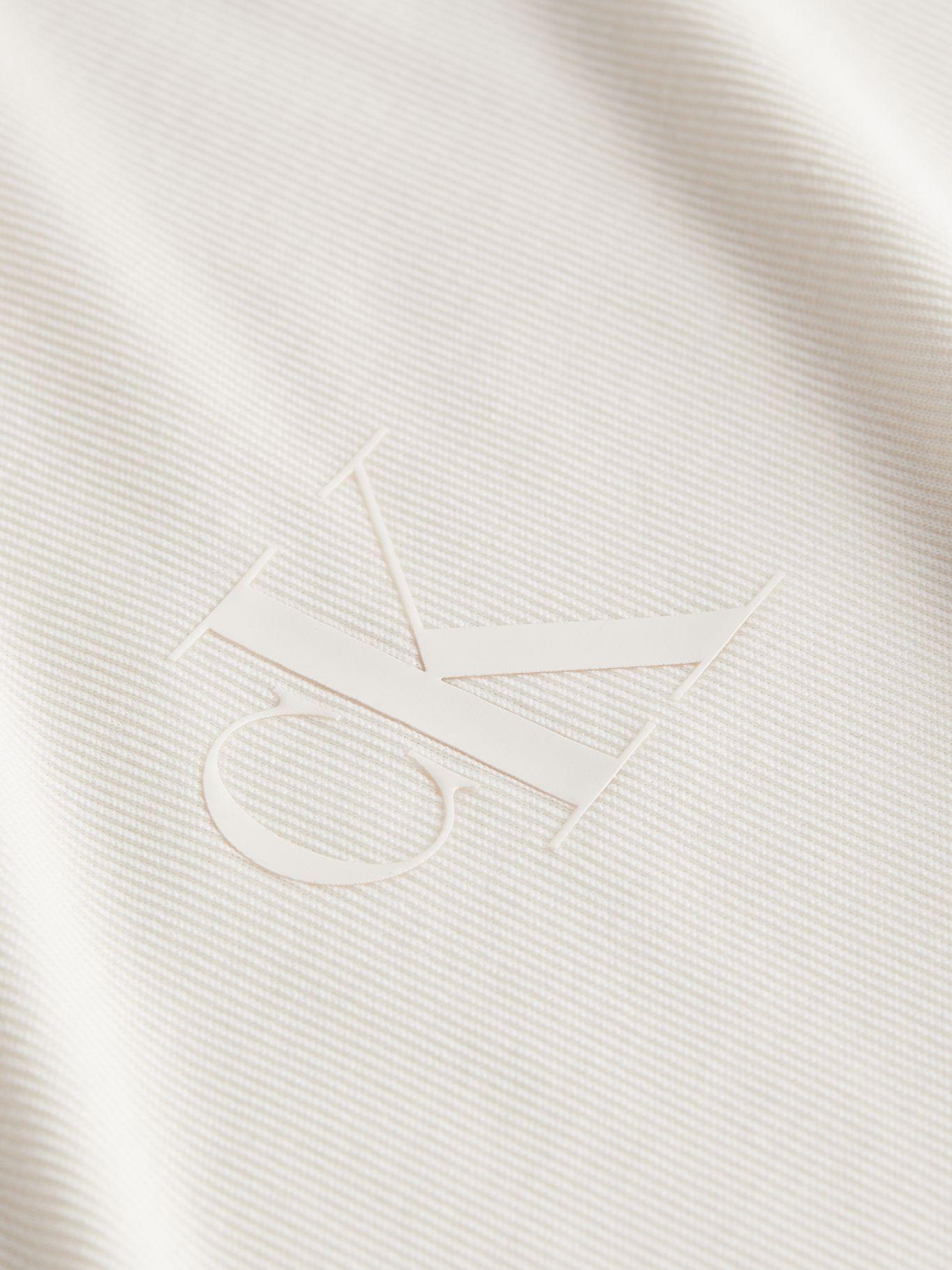 Polera Drapey Rib  Beige Calvin Klein-4