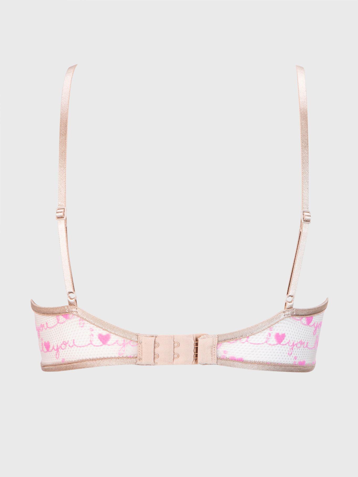 Bralette I Heart You Rosa Calvin Klein-1