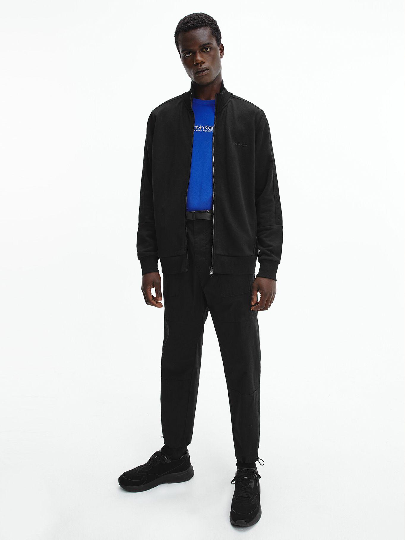 Polerón Tonal Tape Negro Calvin Klein-1