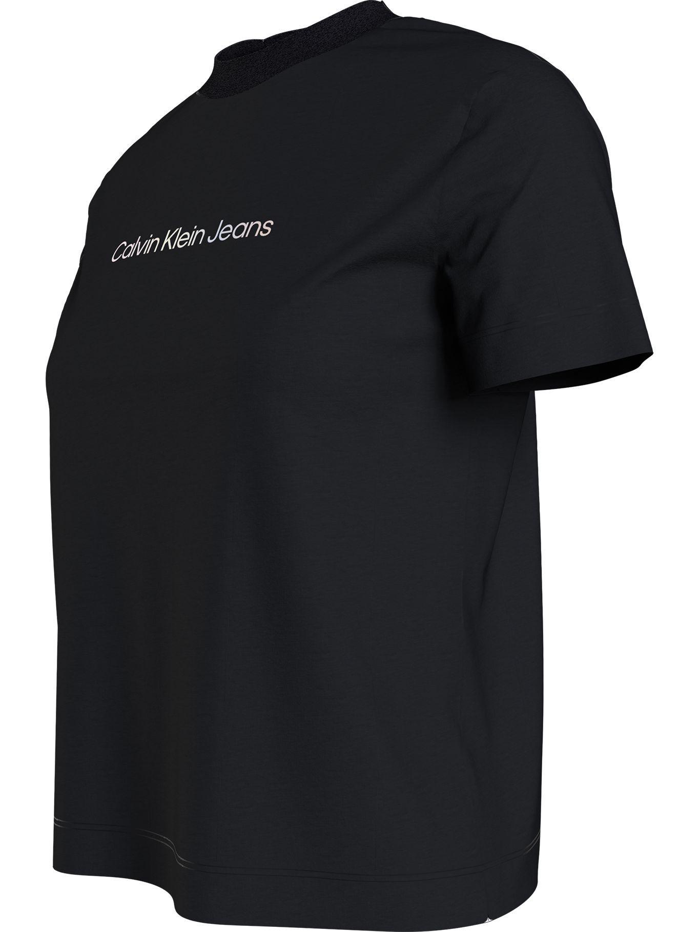 Polera Shrunken Negro 713 Calvin Klein-2