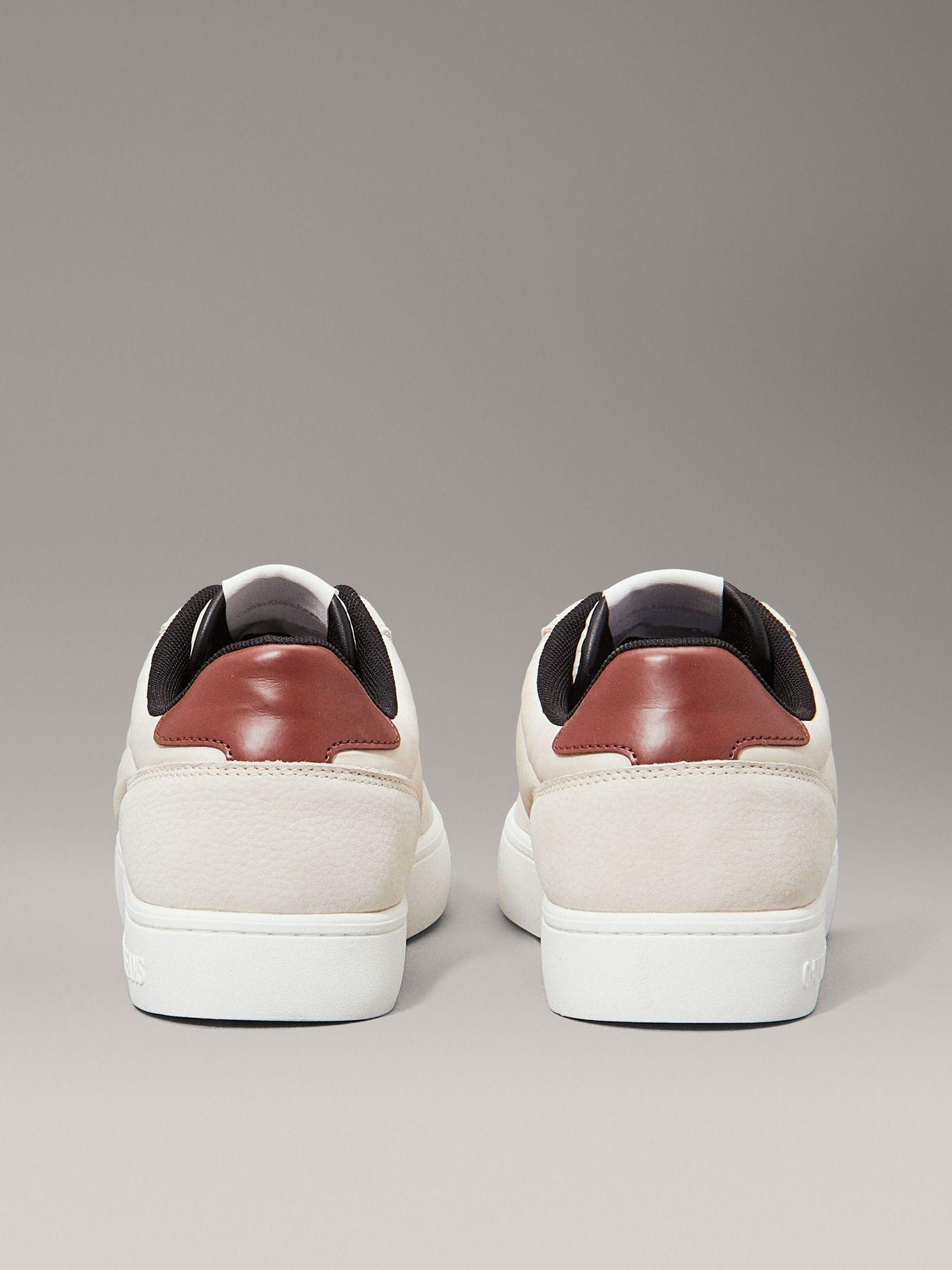 Zapatillas de Cuero Beige Calvin Klein 0GF-1