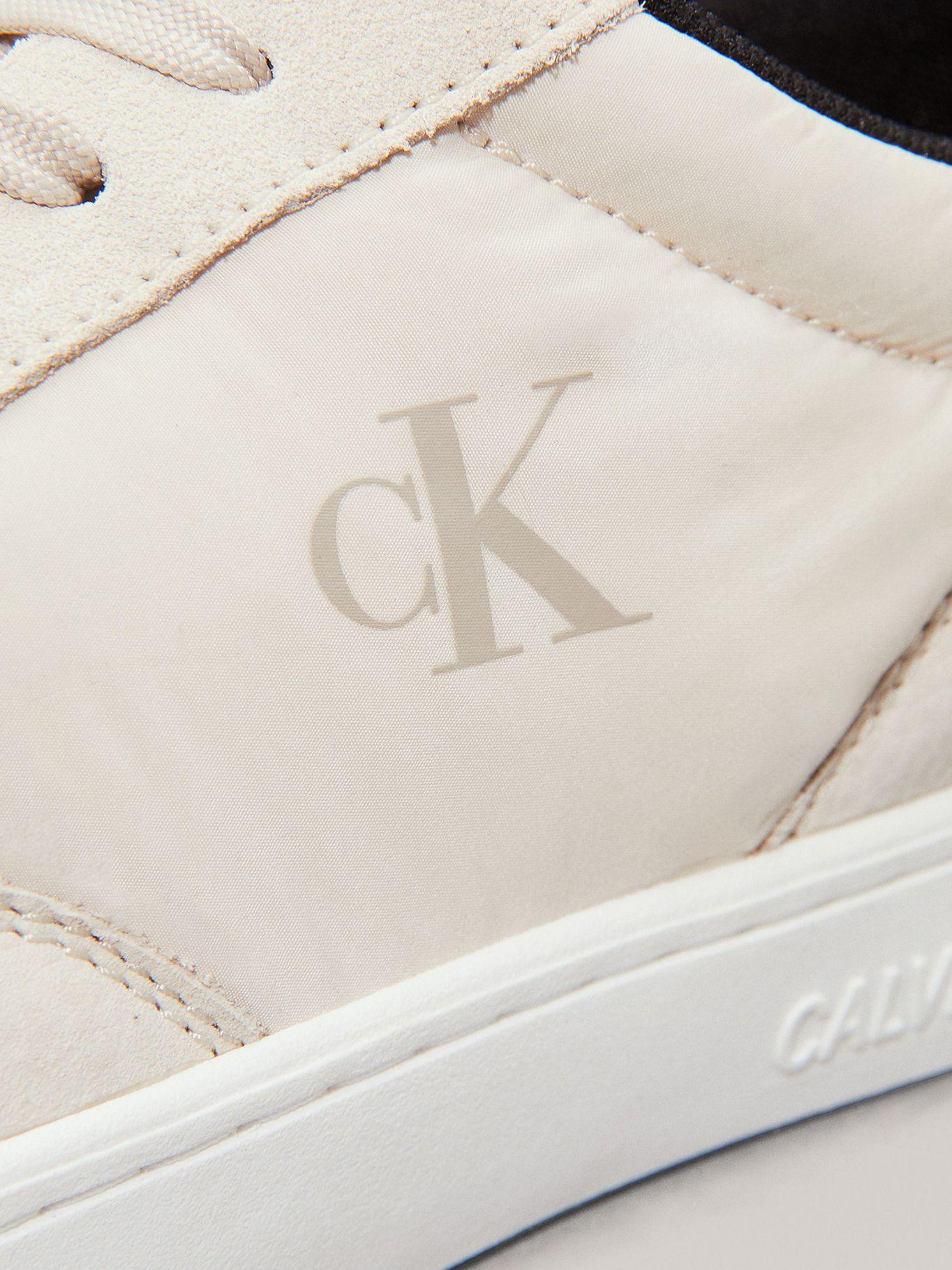 Zapatillas de Cuero Beige Calvin Klein 0GF-6