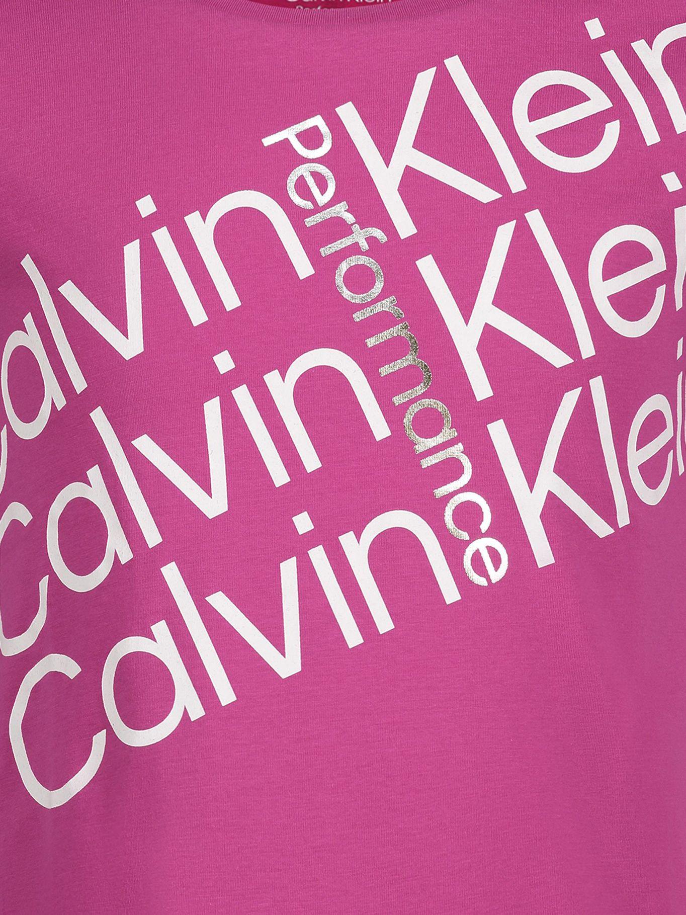 Polera Fresh Tilt Logo Rosa Calvin Klein-1
