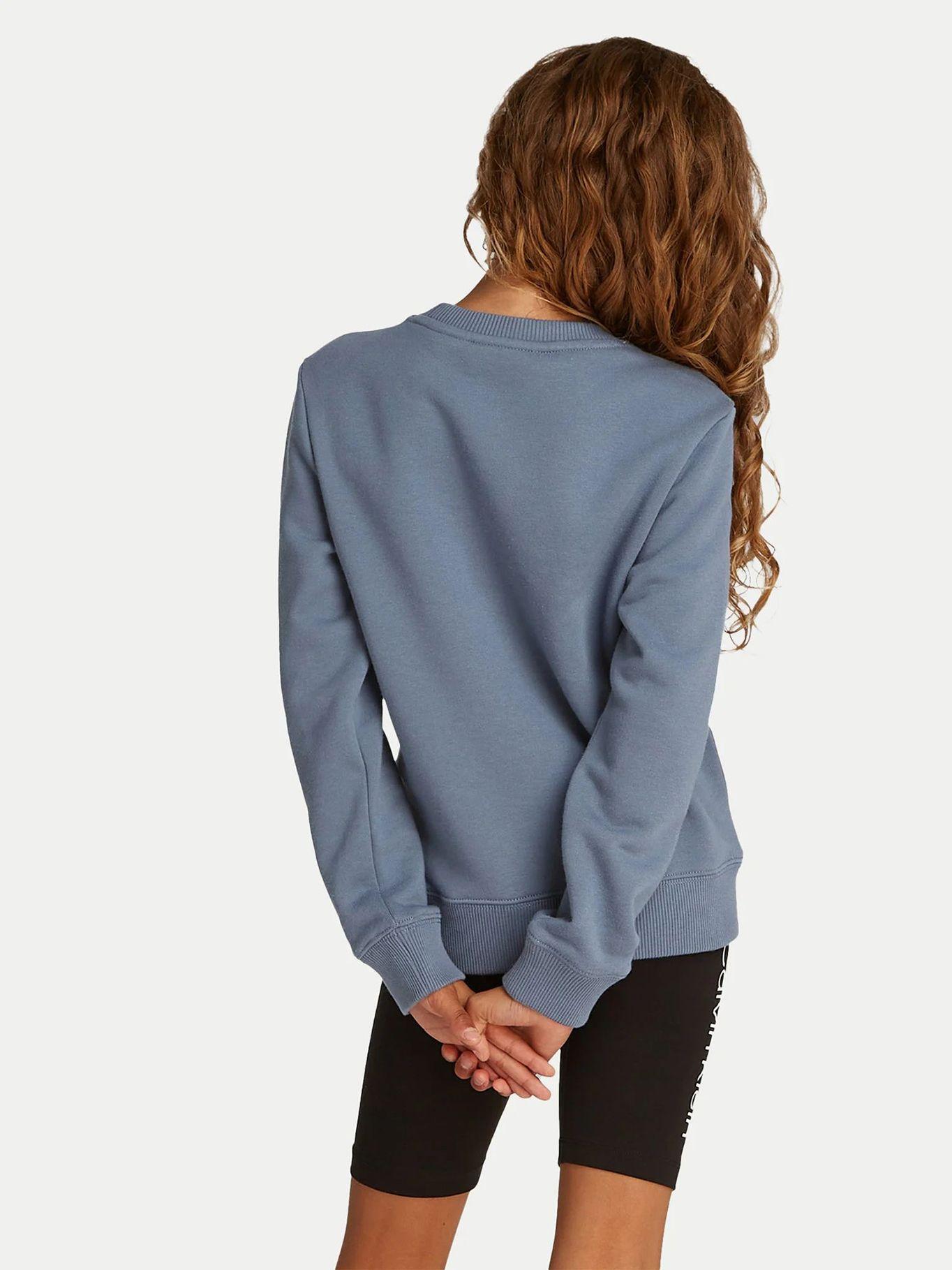 Polerón Niña Mono Mini Badge Gris Calvin Klein-2