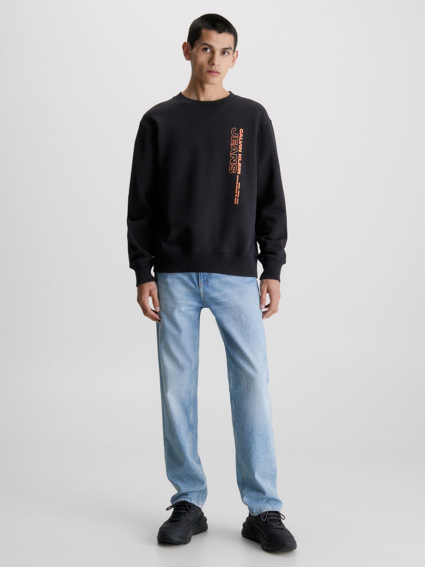 Polerón Stacked Negro 420 Calvin Klein-1