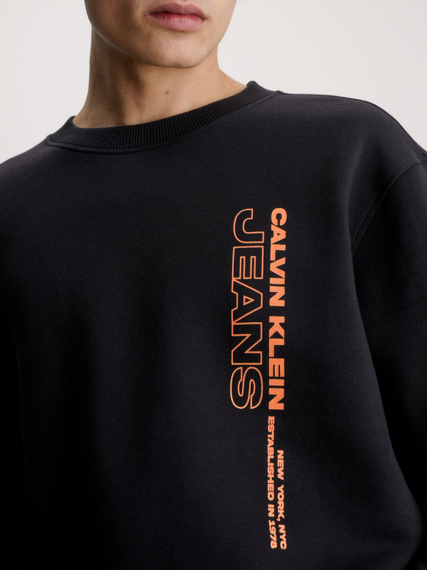 Polerón Stacked Negro 420 Calvin Klein-3