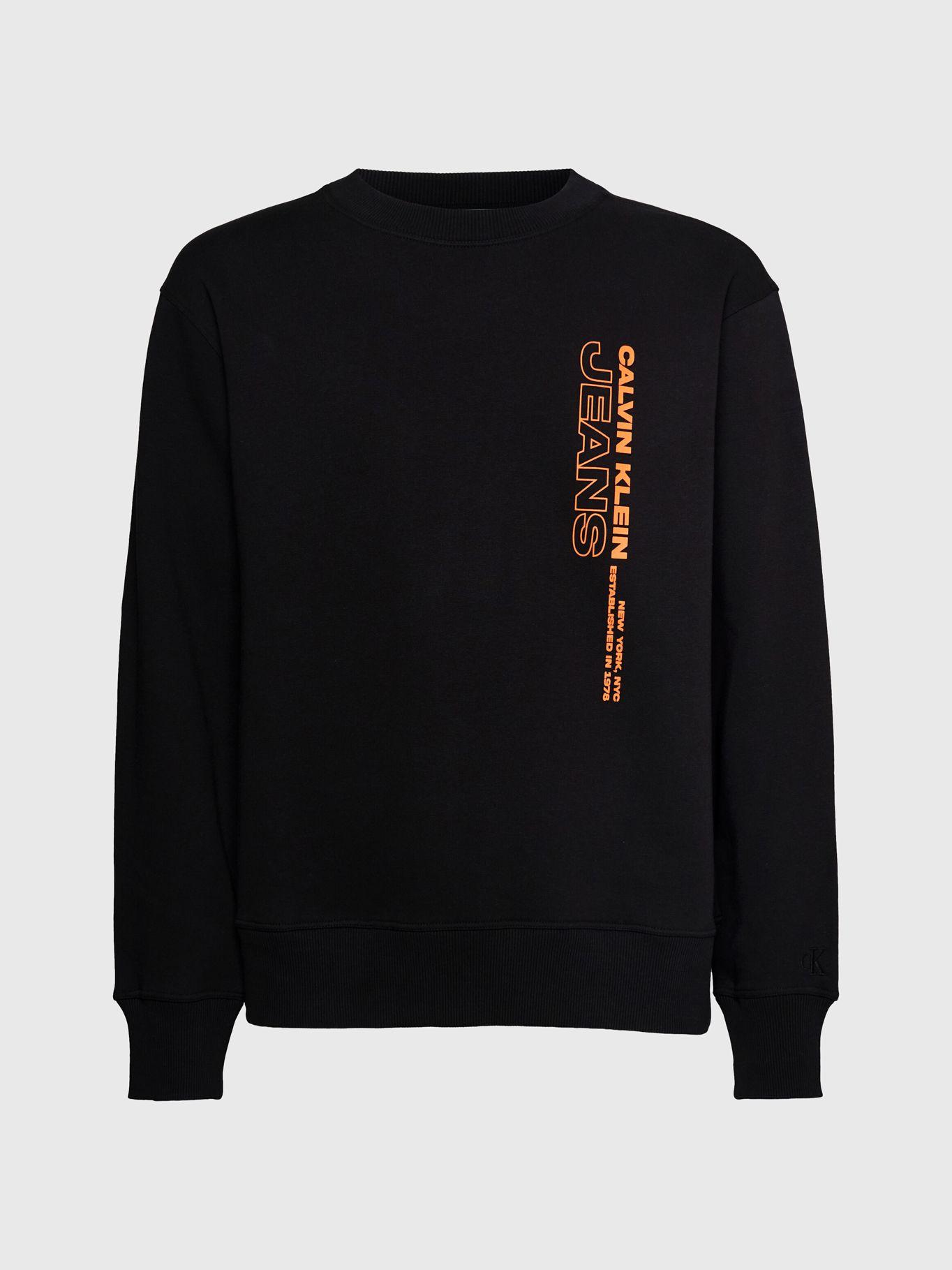 Polerón Stacked Negro 420 Calvin Klein-4