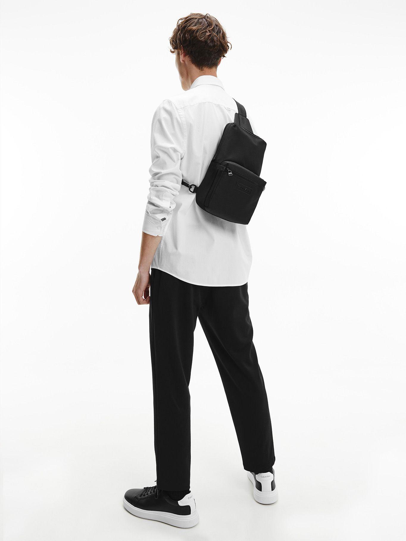 Bolso Cruzado Ck Code Negro Calvin Klein-4
