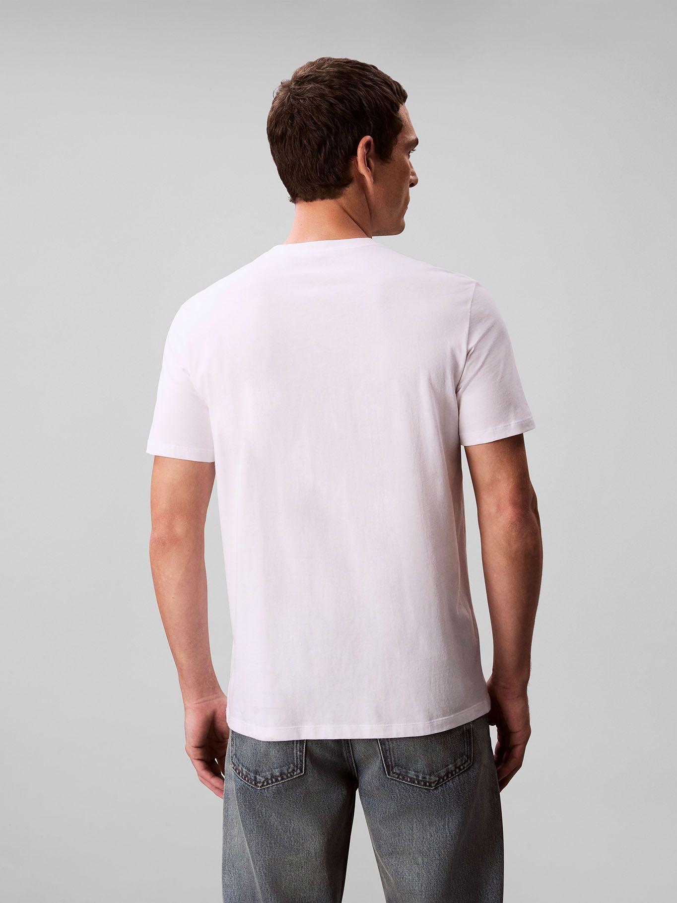 Polera con Estampado Gráfico Redbox Blanco Calvin Klein-2