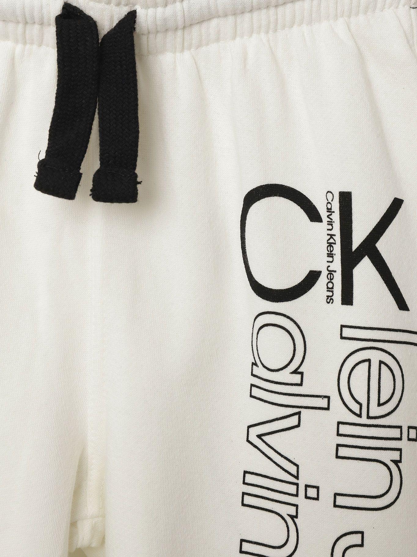 Short Niño Big Boys Logo 100 Blanco Calvin Klein-2