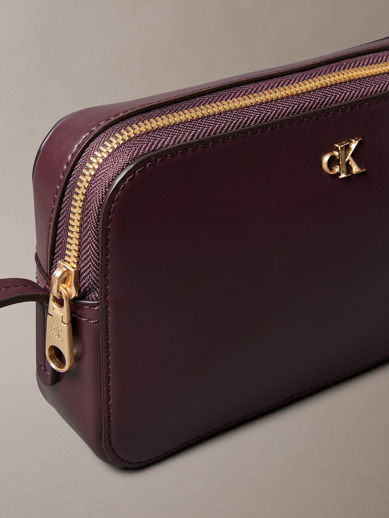 Bandolera C Herraje Logo Monograma Marrón Calvin Klein-4