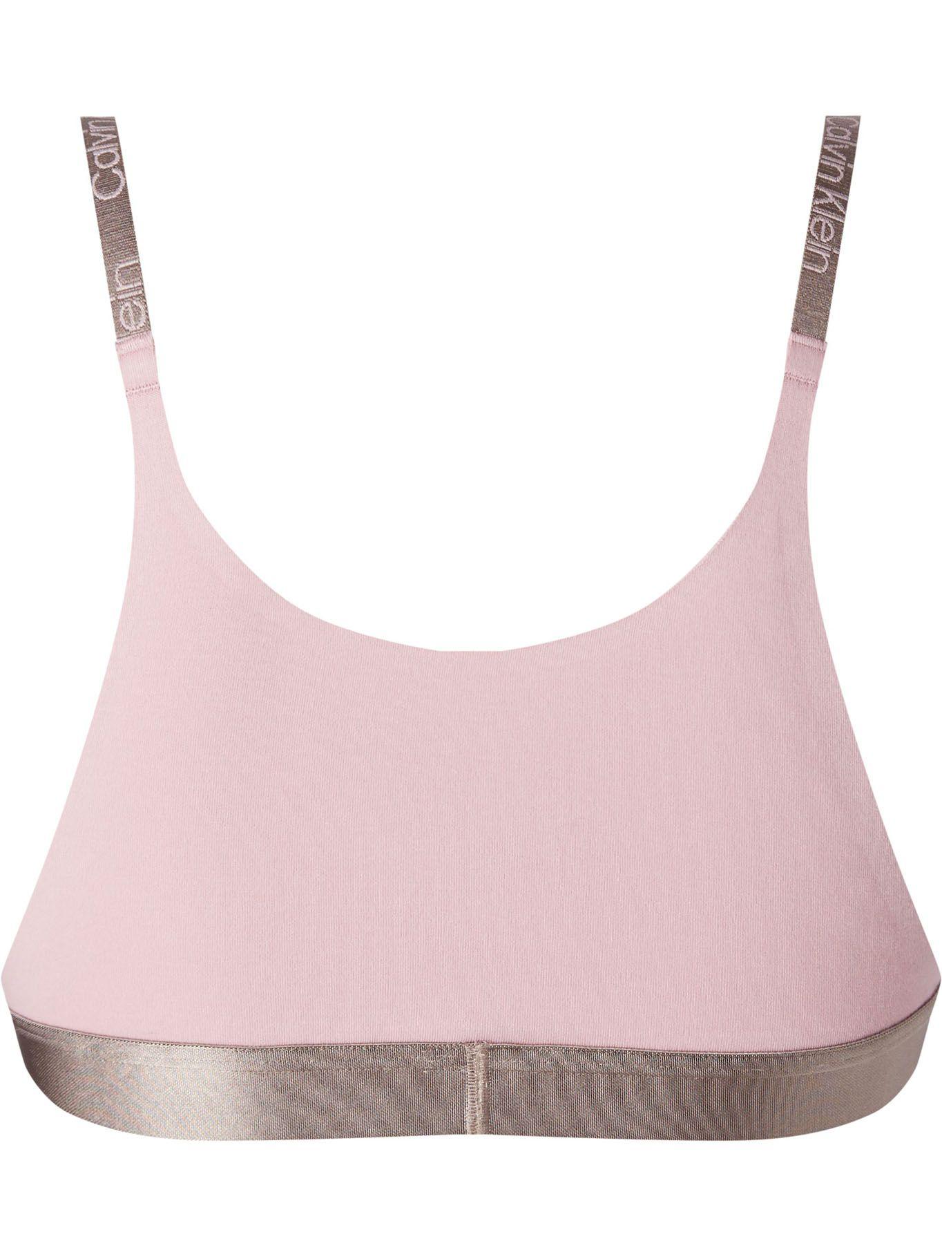 Bralette Icon Cotton Rosa Calvin Klein-1