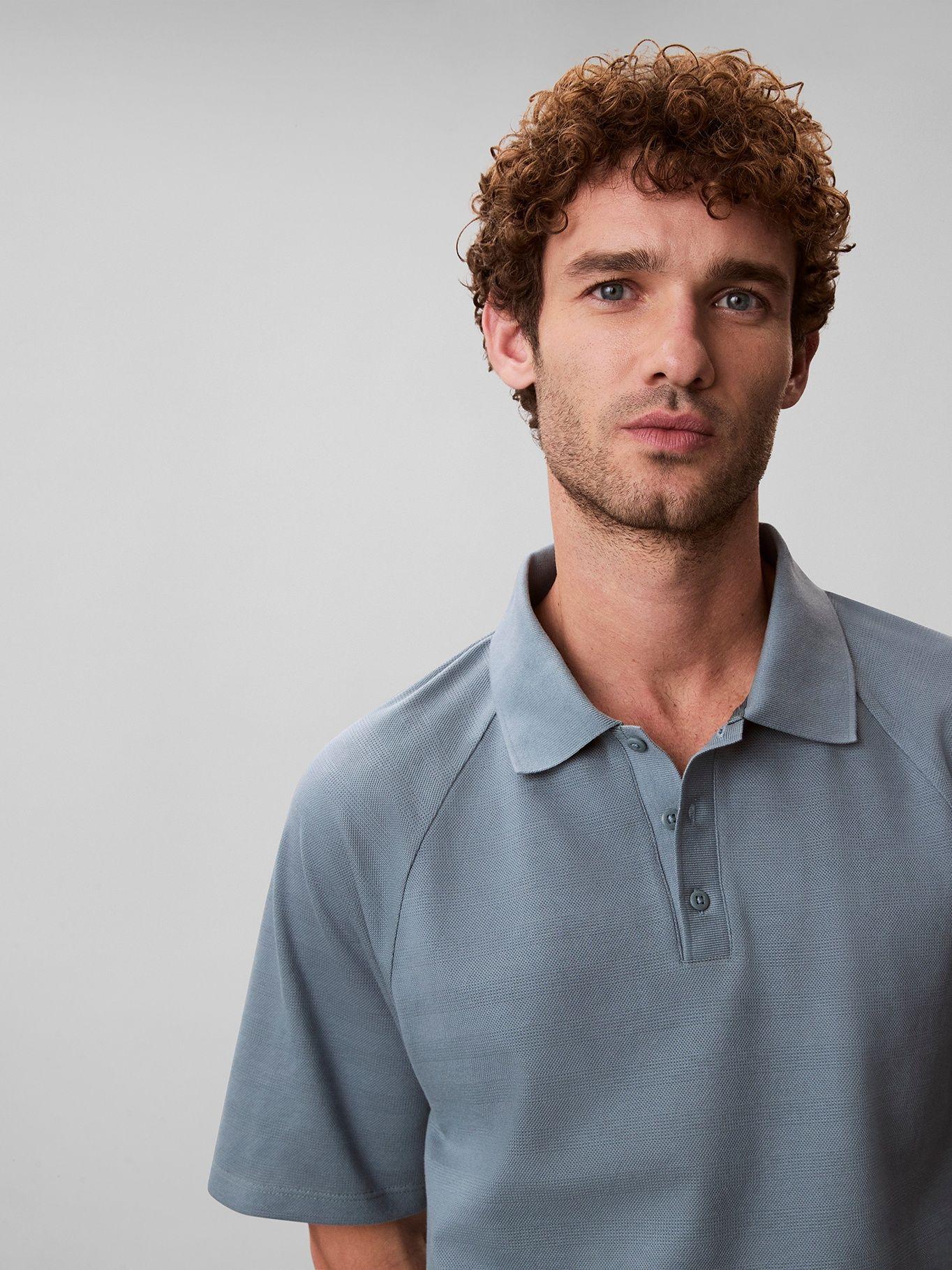 Polo Easy Bar Jacquard Gris Calvin Klein-4