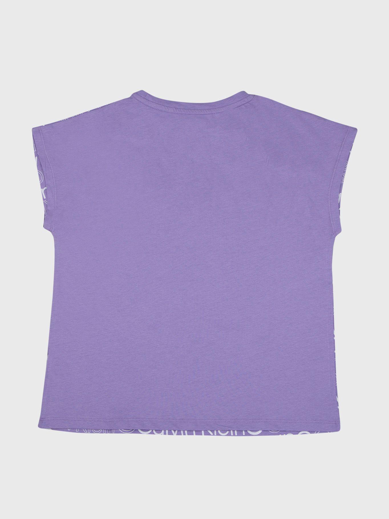 Polera Niña Toss Morado Calvin Klein-1