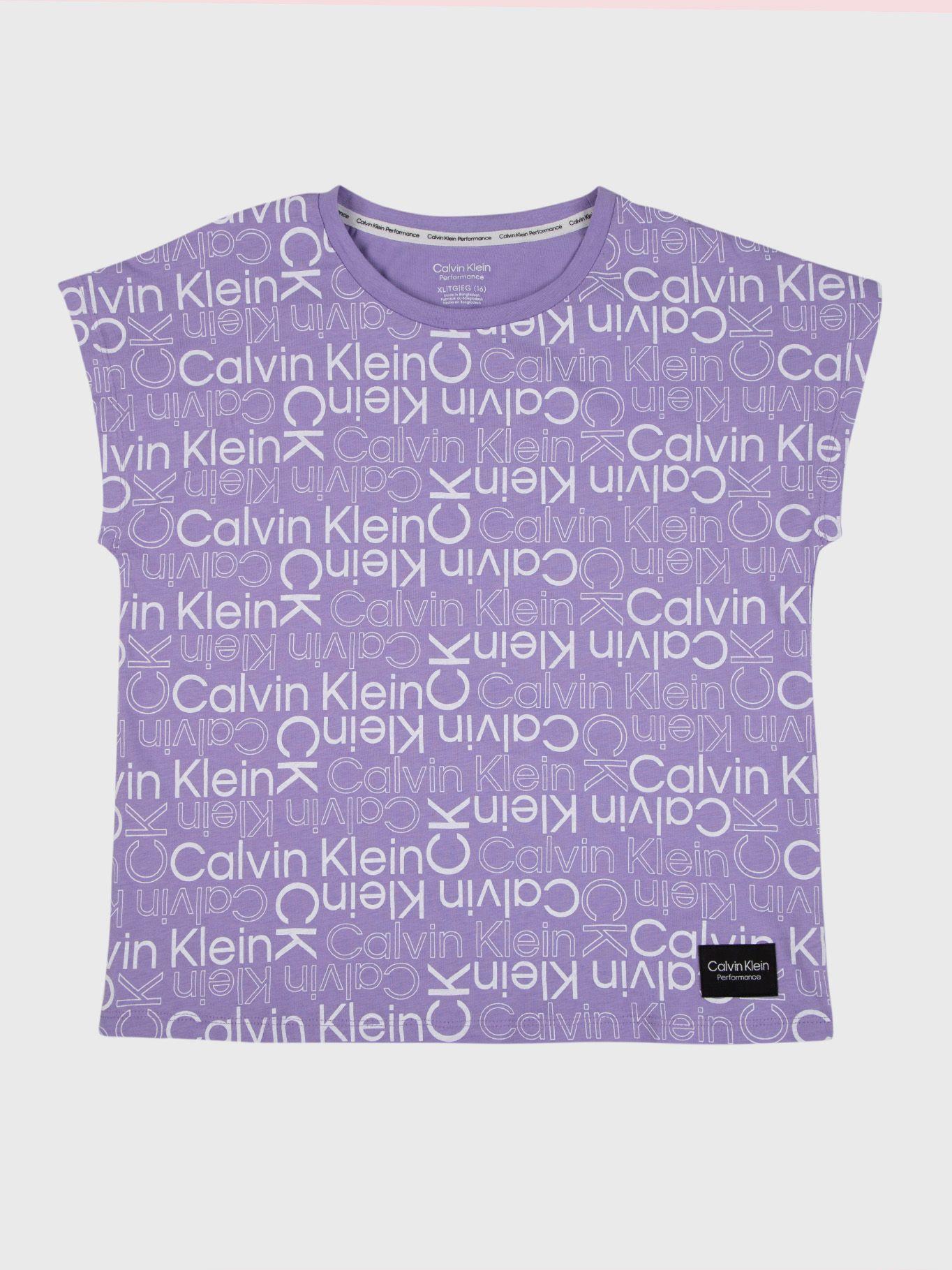Polera Niña Toss Morado Calvin Klein-0