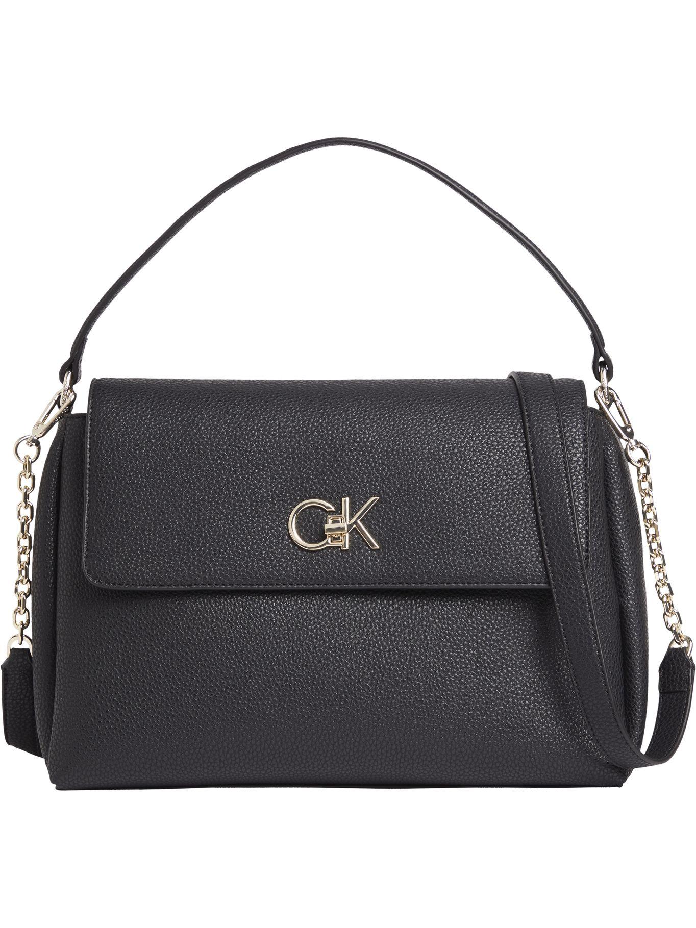 Bolso pequeño con logo Negro Calvin Klein K60K610178-BAX-0
