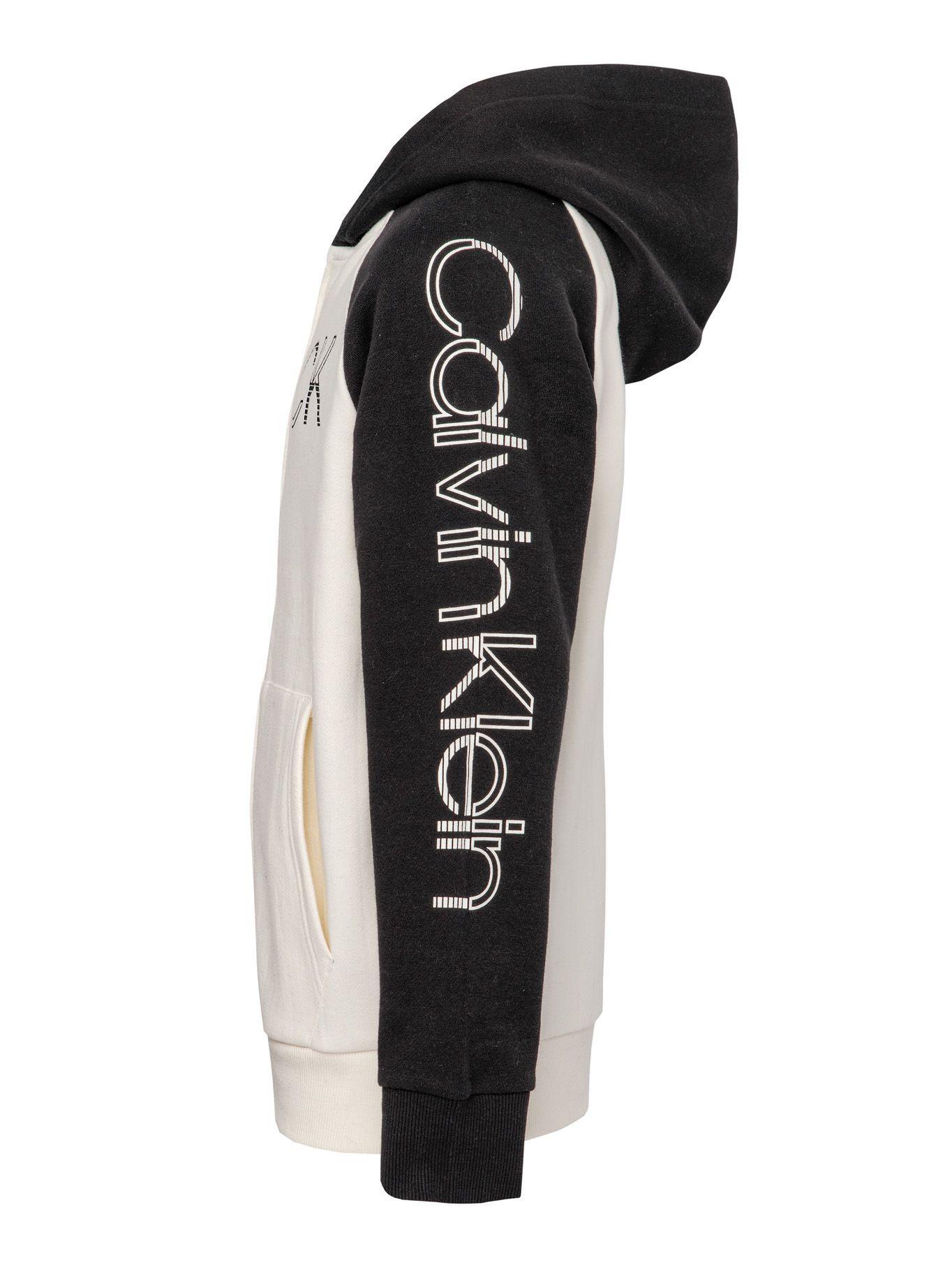 Hoodie Niño Color Pop Blanco Calvin Klein-1