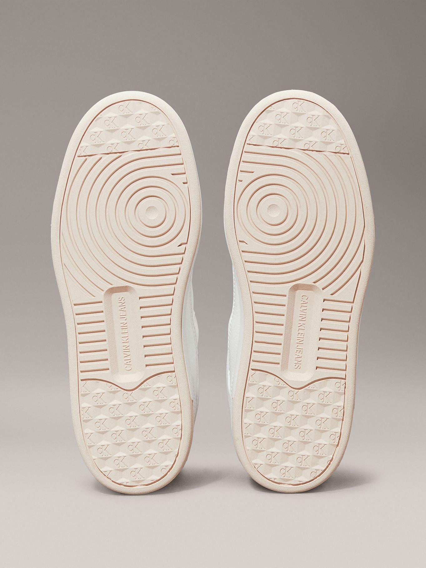 Zapatillas altas de cuero sintético Blanco Calvin Klein-3