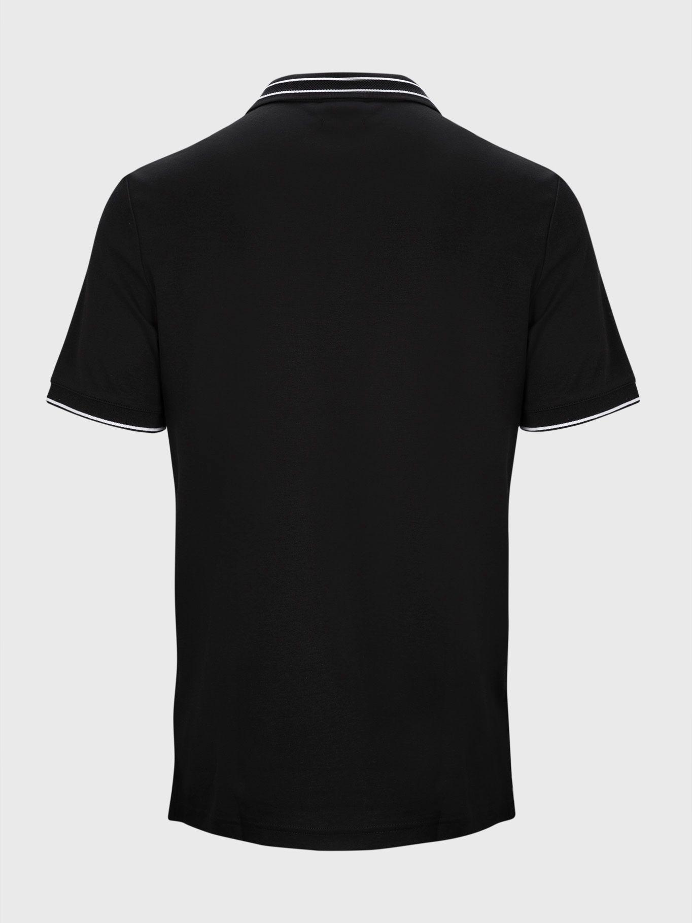 Polo Soft Interlock Negro Calvin Klein-1