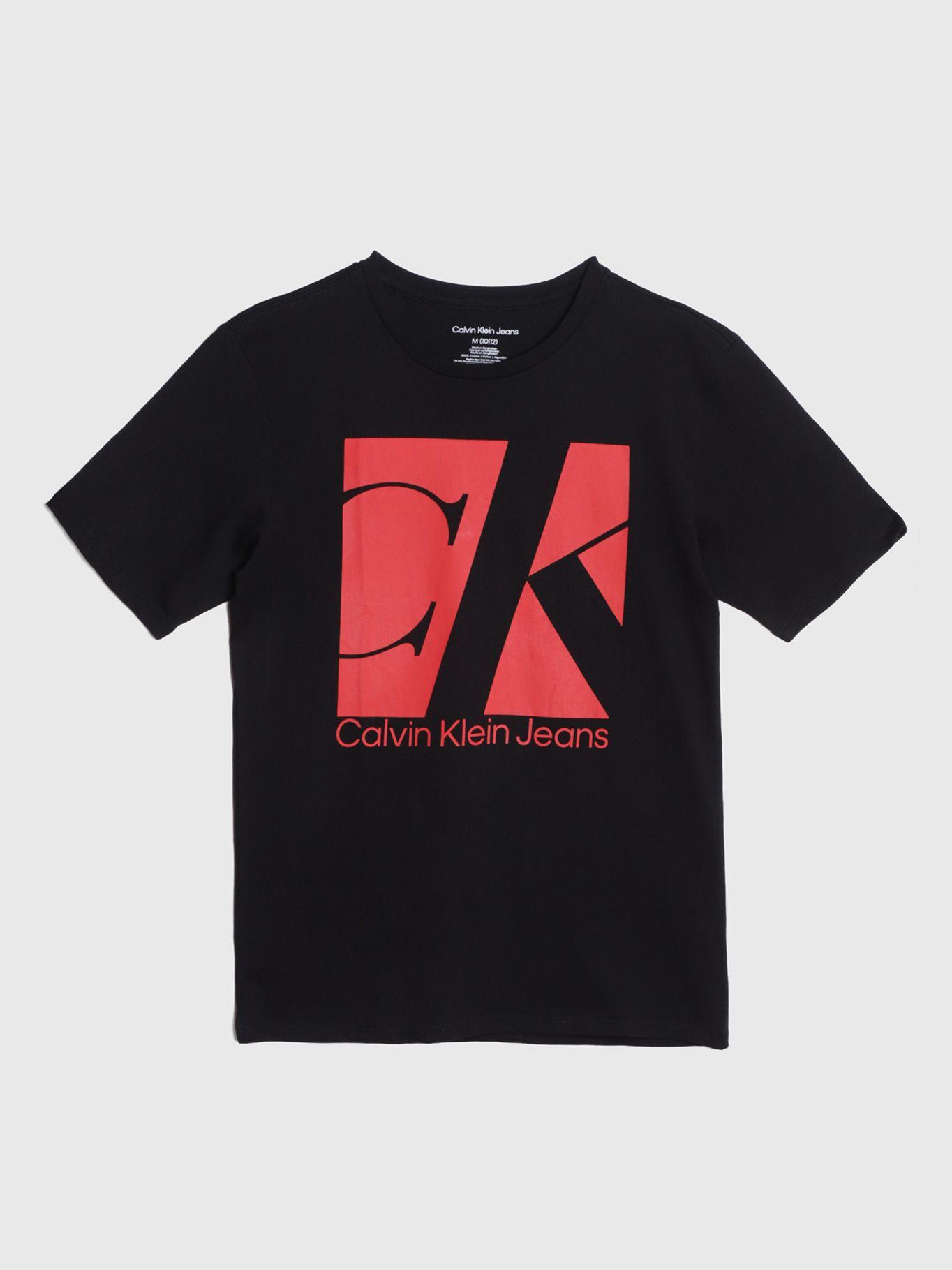 Polera Niño Deframe Negro 5F Calvin Klein-0