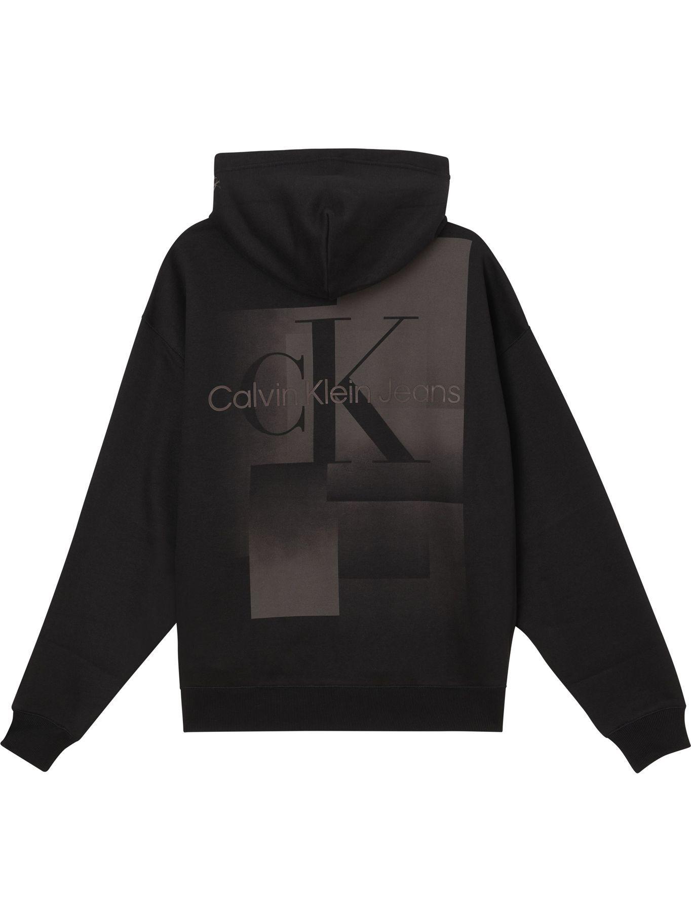 Hoodie Monolgo Gradient Negro BEH Calvin Klein-1