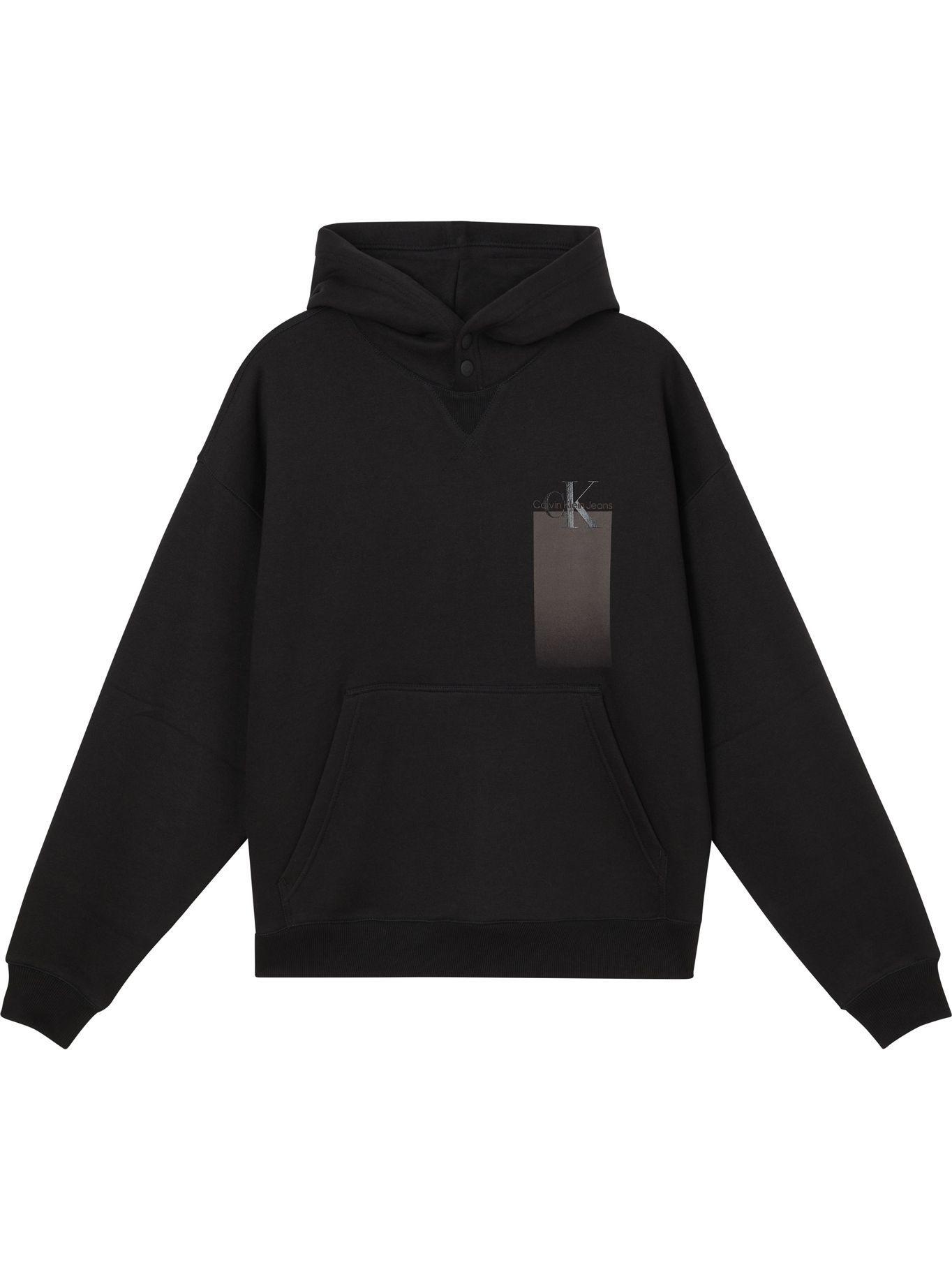 Hoodie Monolgo Gradient Negro BEH Calvin Klein-0