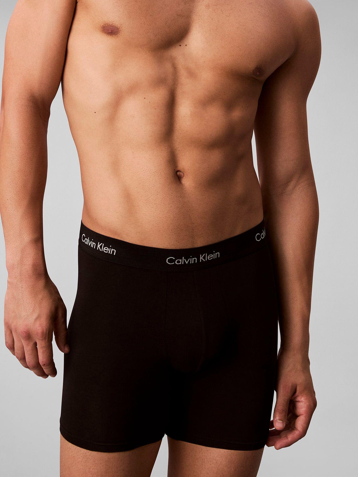 Pack 3 Bóxers Brief Cotton Stretch Negro Calvin Klein-5