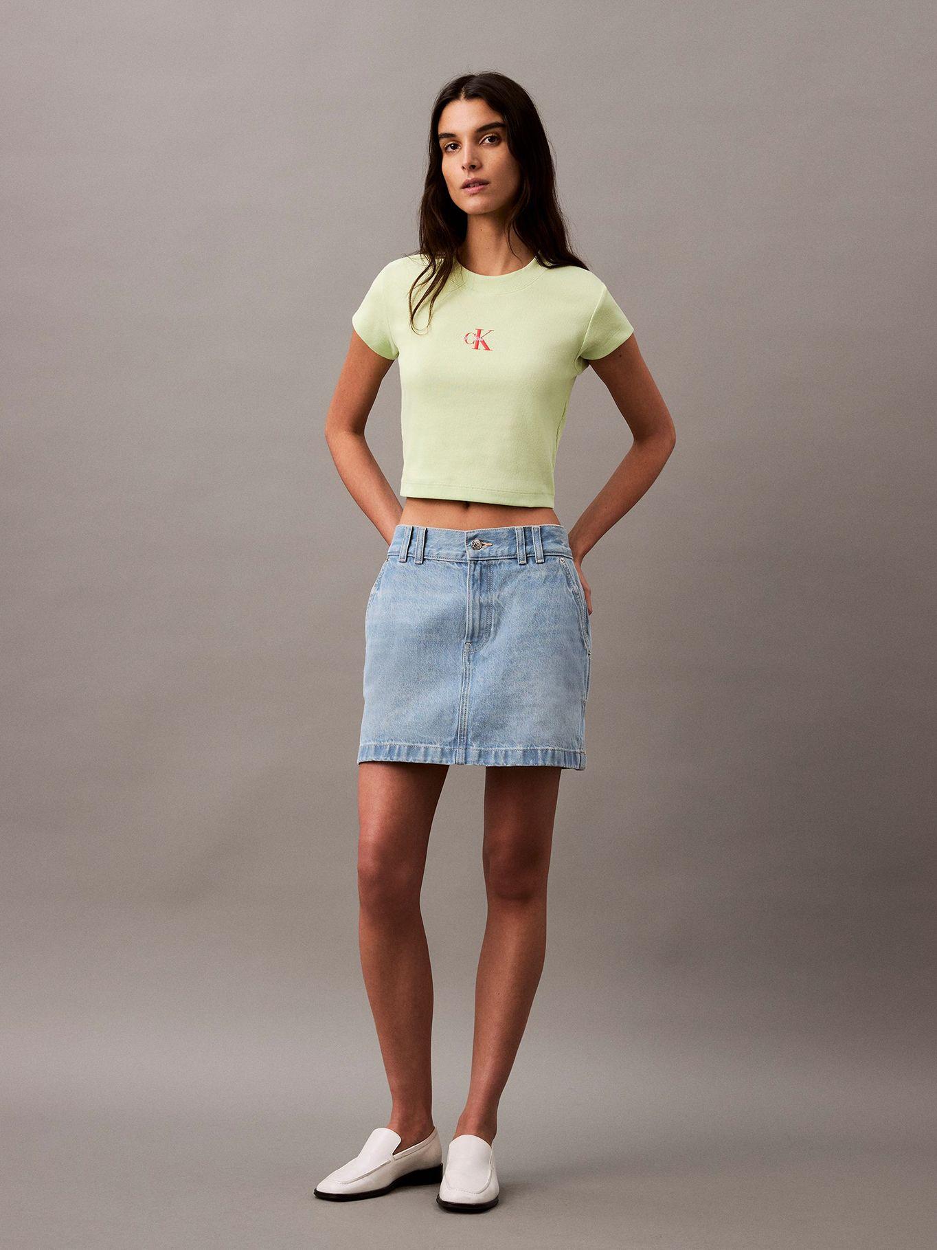 Polera Monogram Baby Verde Calvin Klein-1