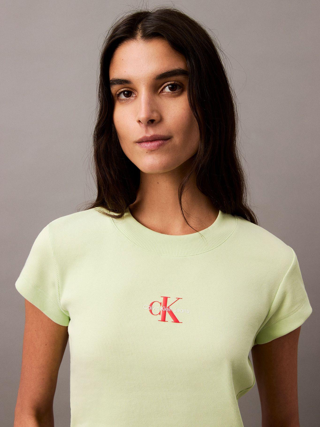 Polera Monogram Baby Verde Calvin Klein-5