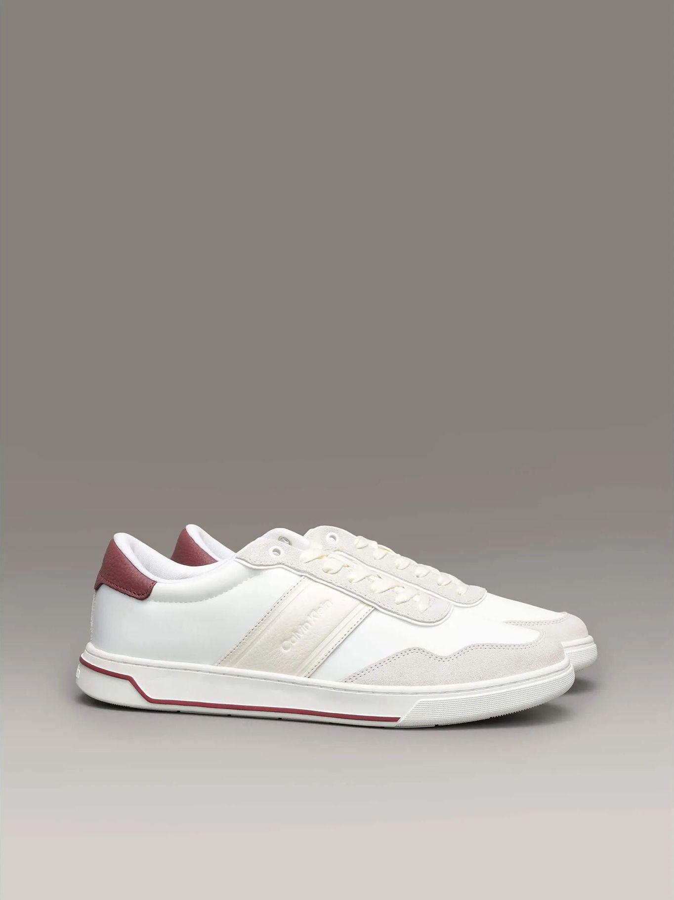 Zapatillas Low Top Lace Up Mix Blanco Calvin Klein-0