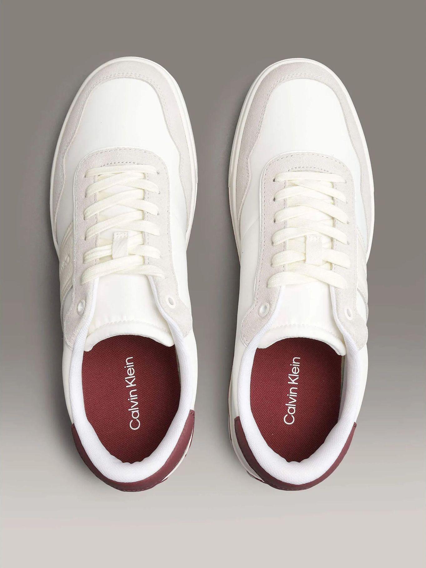 Zapatillas Low Top Lace Up Mix Blanco Calvin Klein-1