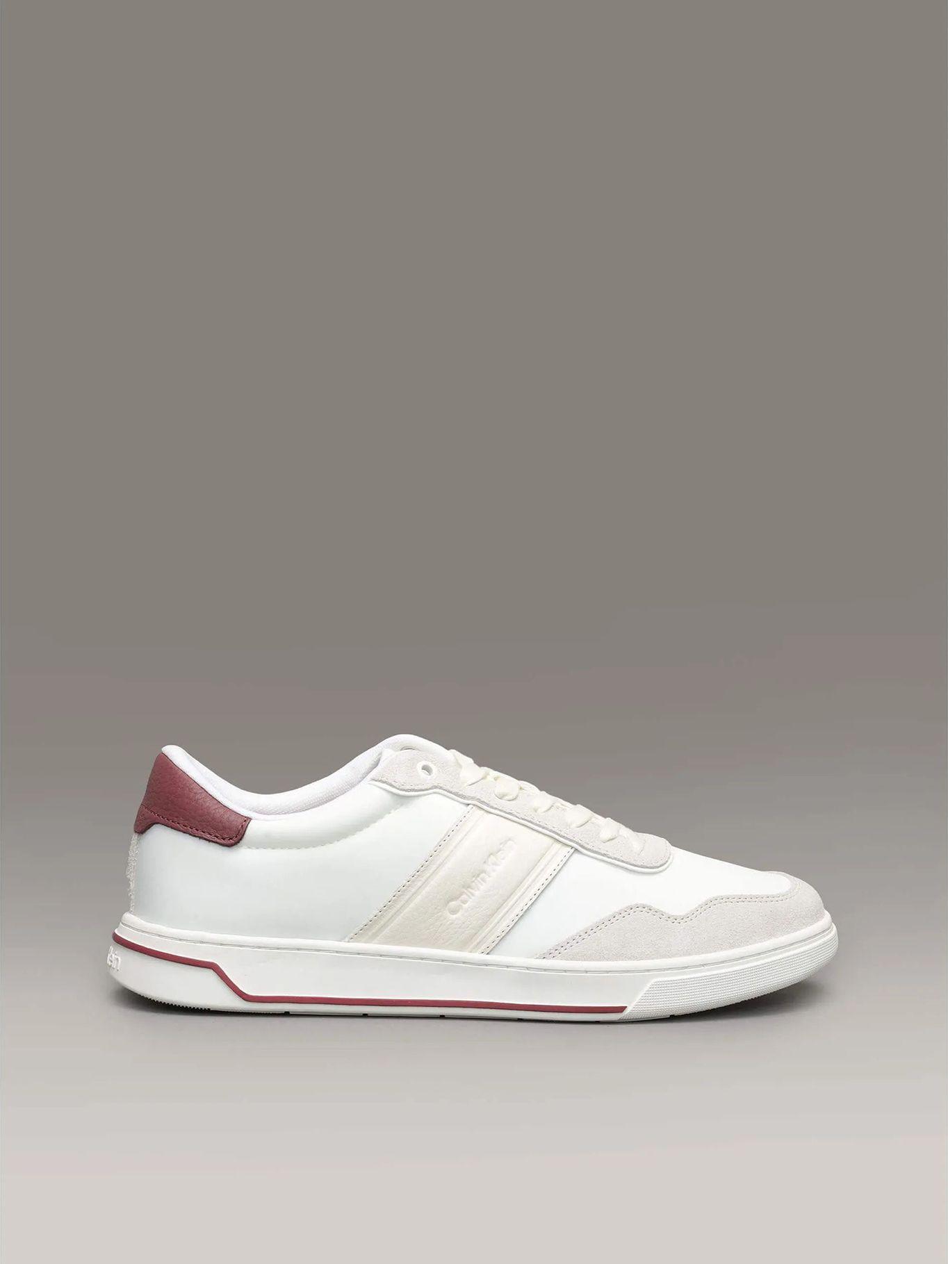 Zapatillas Low Top Lace Up Mix Blanco Calvin Klein-3