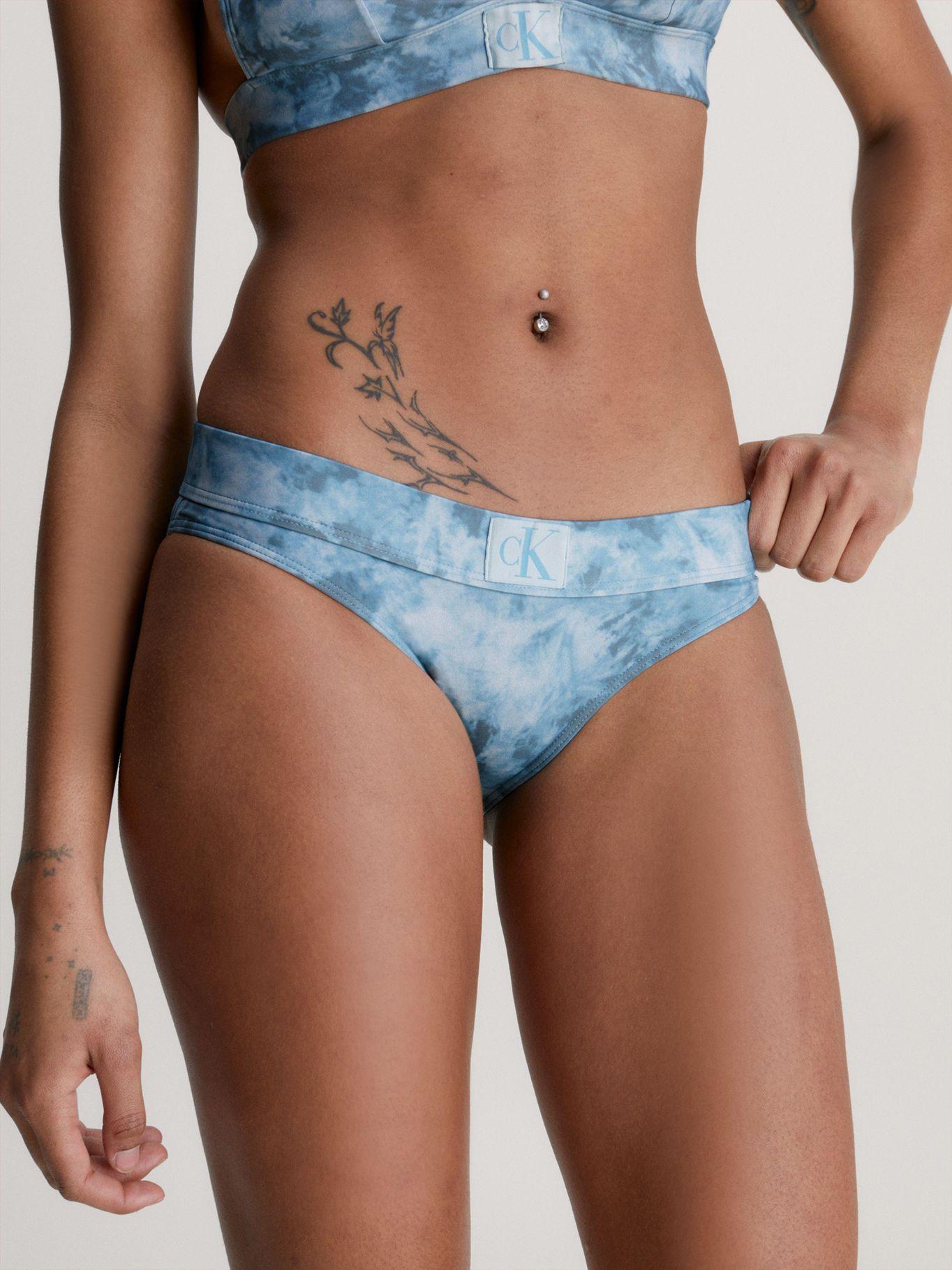 Parte Inferior de Bikini CK Celeste Calvin Klein-1