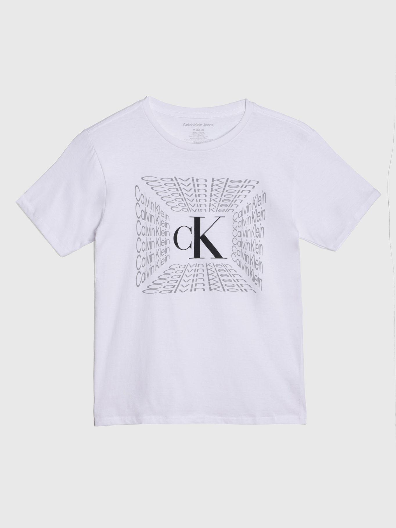 Polera Niño Twilight Blanco 100 Calvin Klein-0