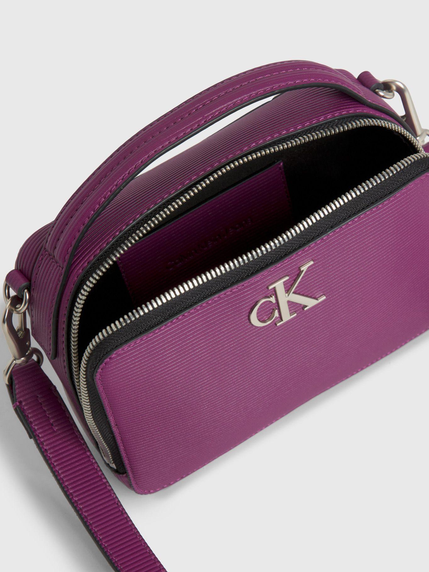 Bandolera Minimal Monogram Morado-2
