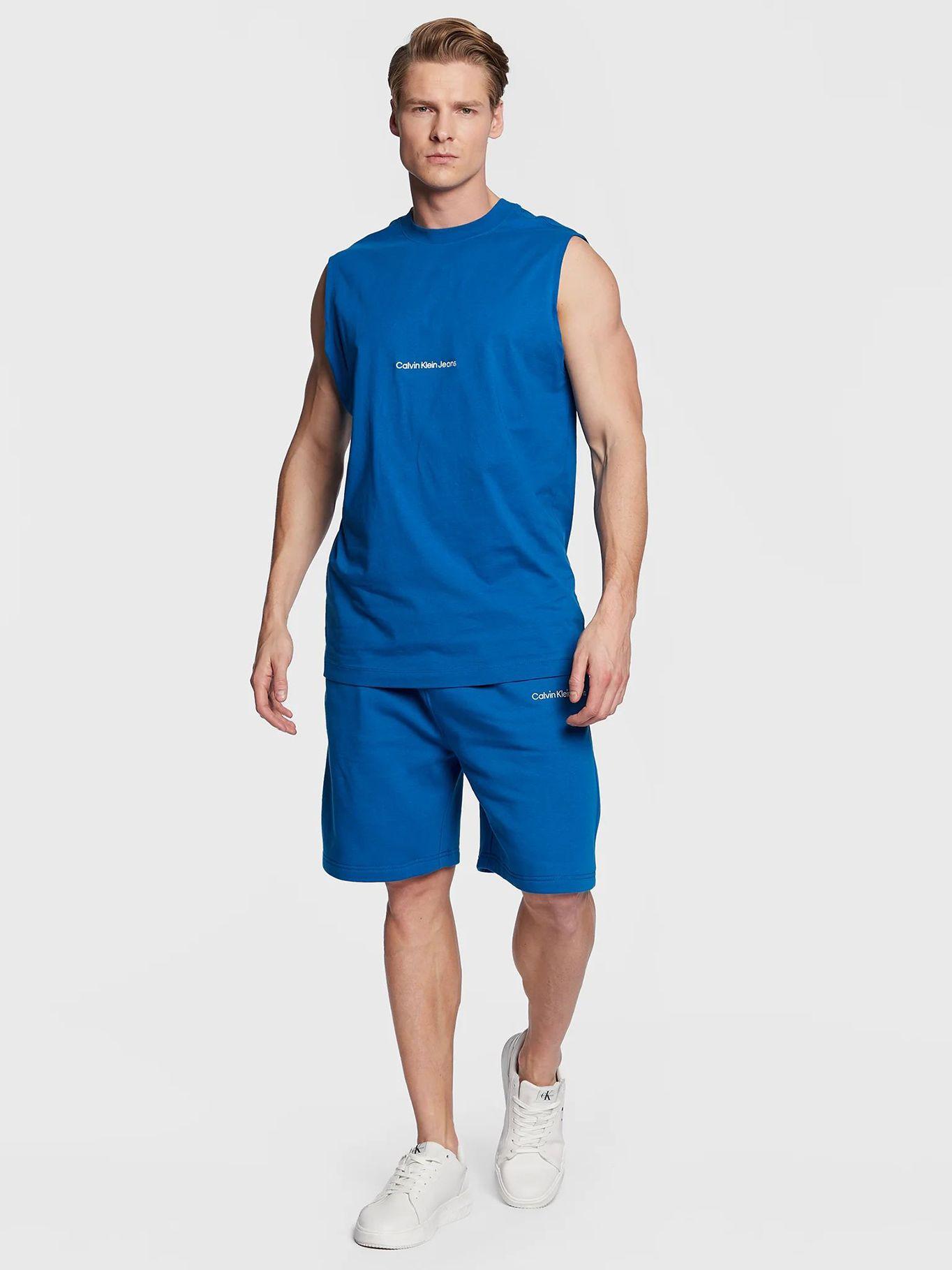 Camiseta holgada de tirantes Azul Calvin Klein-1
