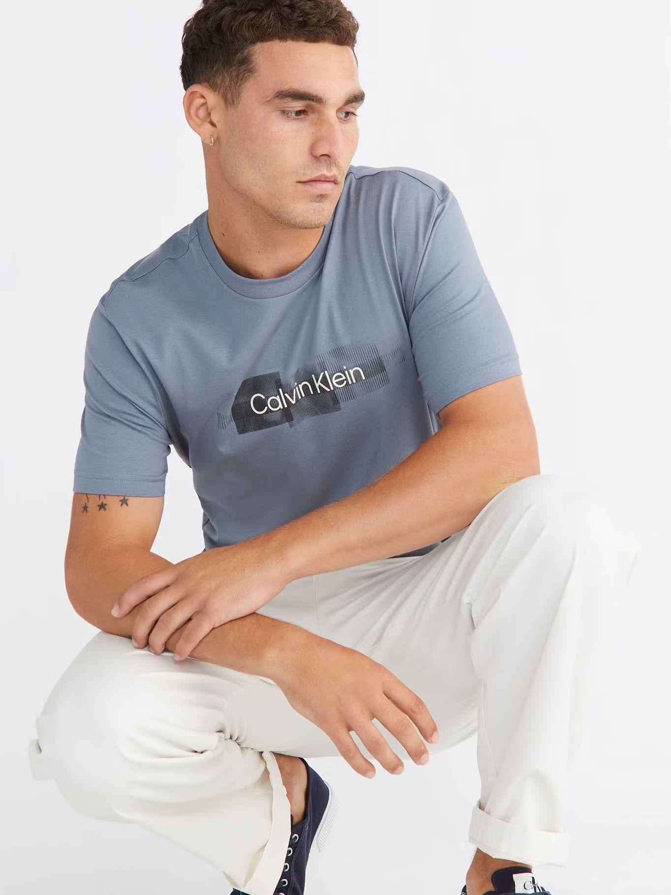 Camiseta con logo Gris Calvin Klein K10K110799-POC-3