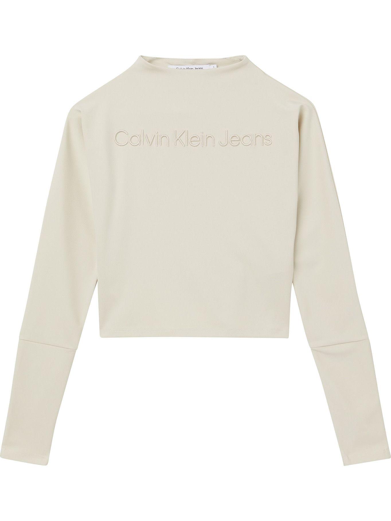 Polera Shiny Tight Beige Calvin Klein-4