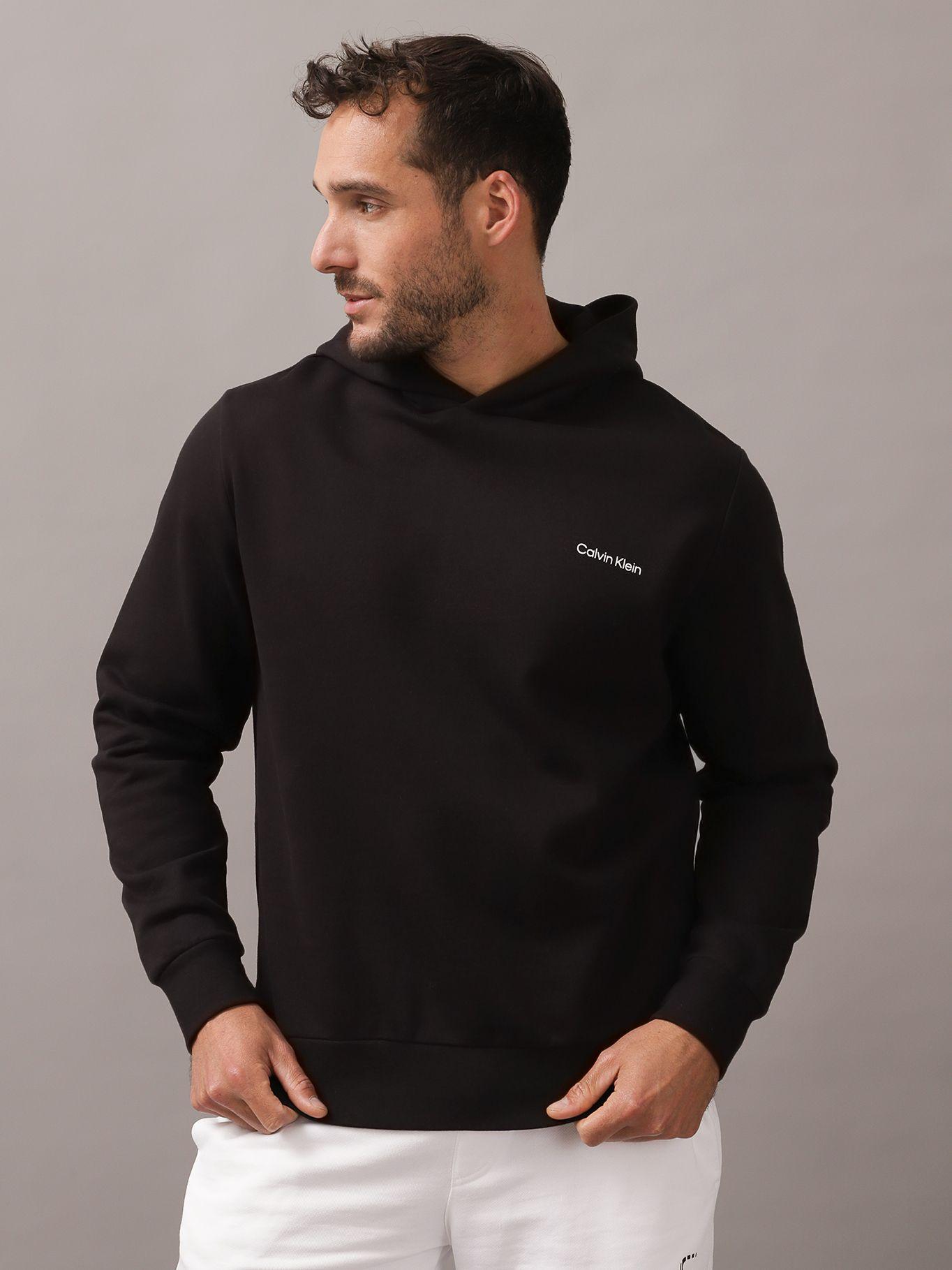 Polerón con Gorro Angled Back Logo Negro Calvin Klein-0