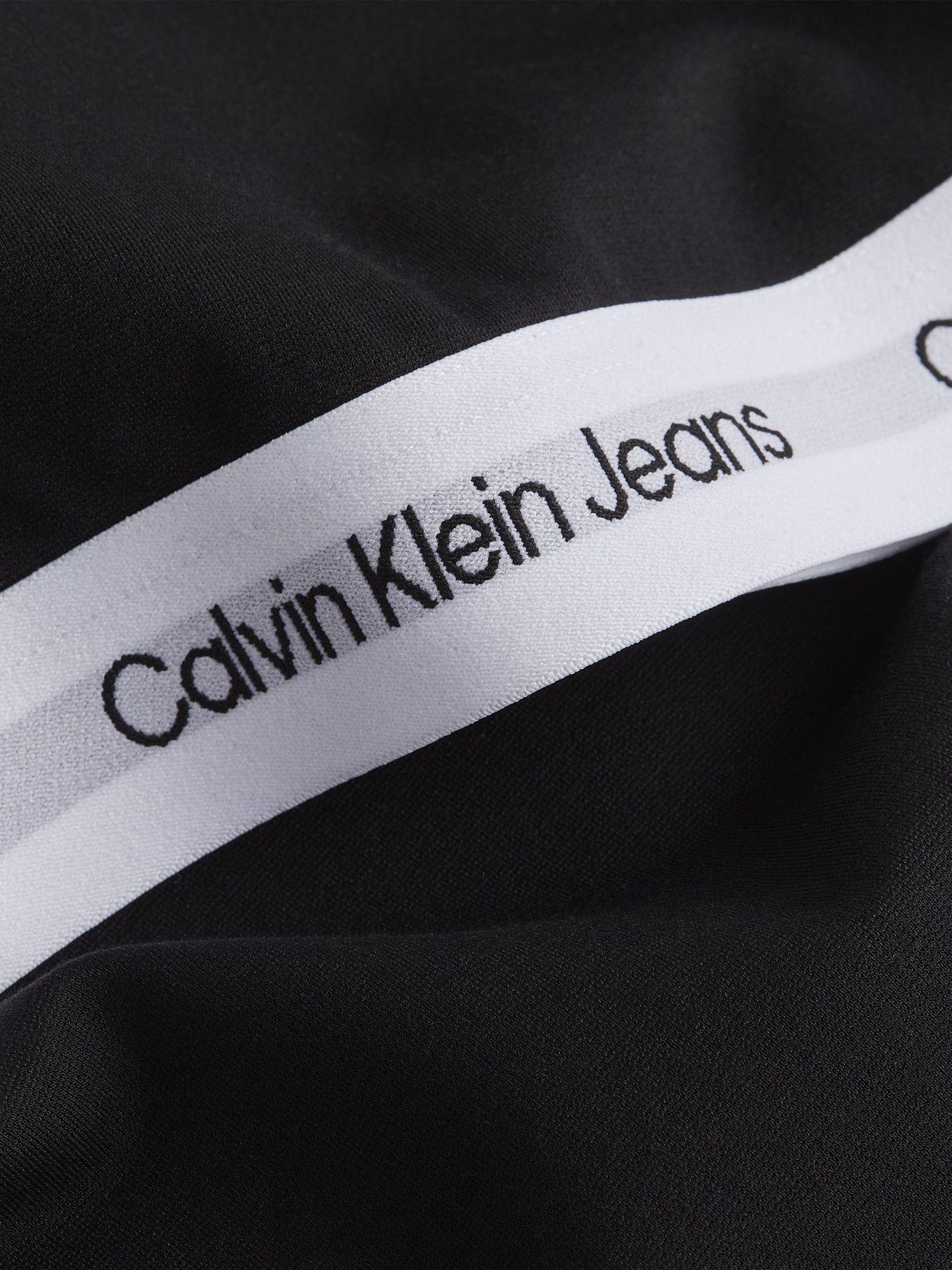 Hoodie Contrast Tape Negro Calvin Klein-1