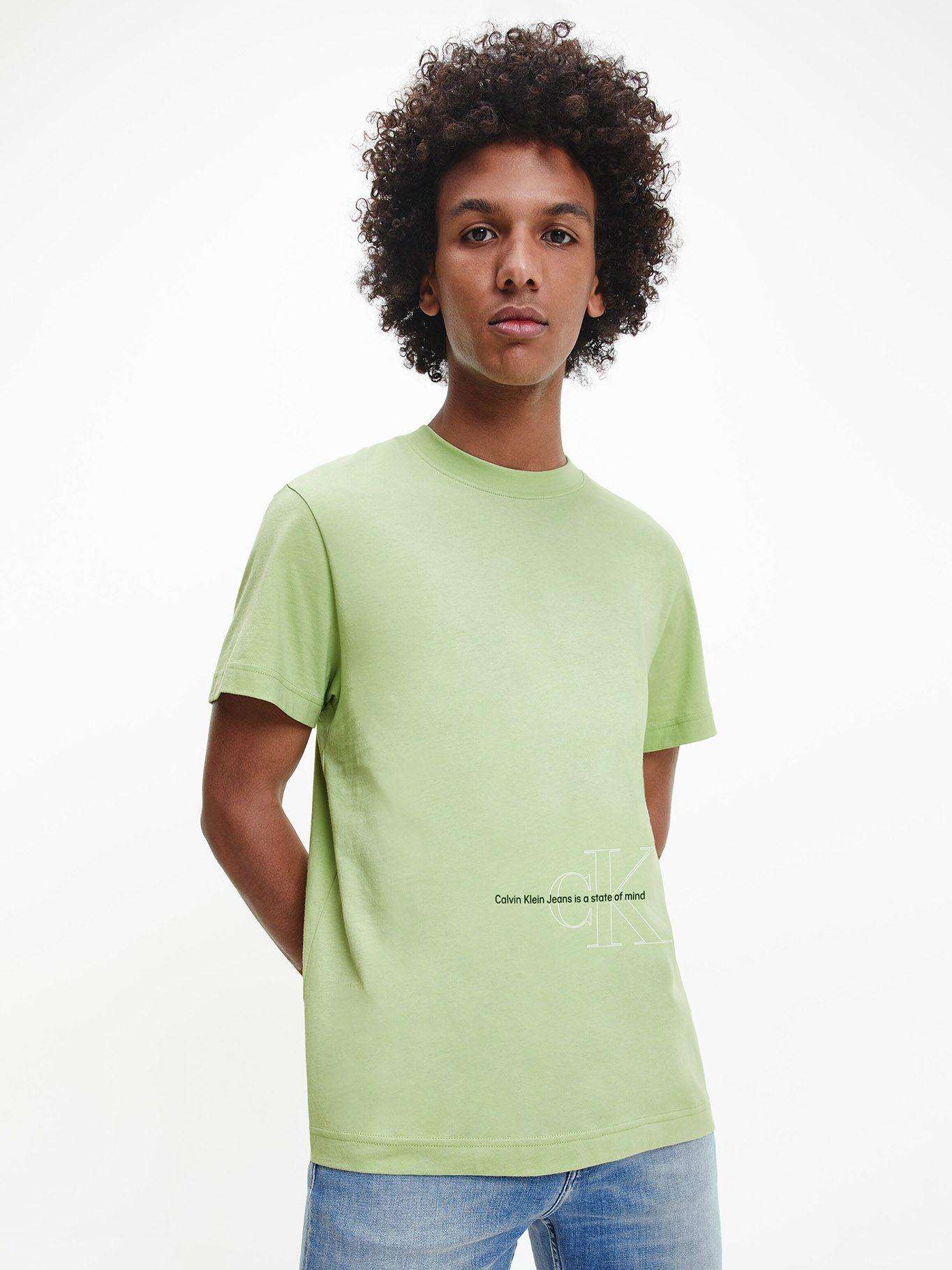 Polera Urban Graphic Verde Calvin Klein-0