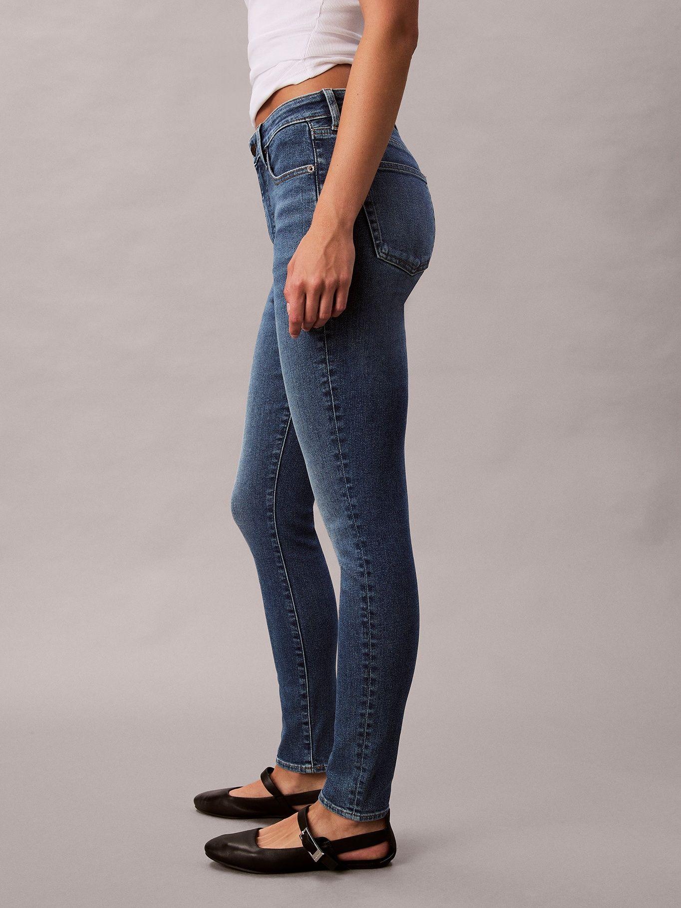 Jeans Skinny Talle Alto Azul Calvin Klein-4