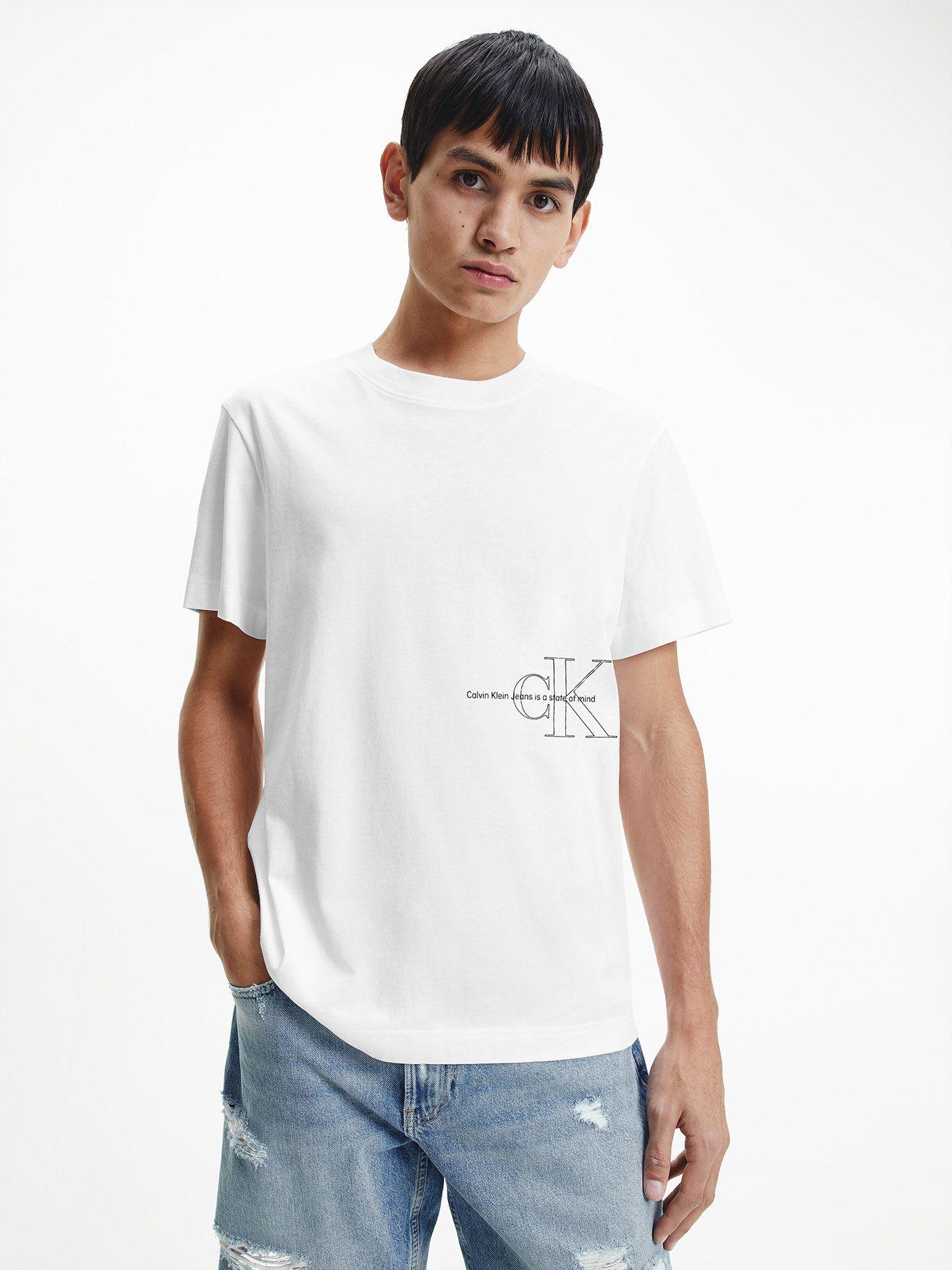 Polera Urban Graphic Blanco Calvin Klein-0
