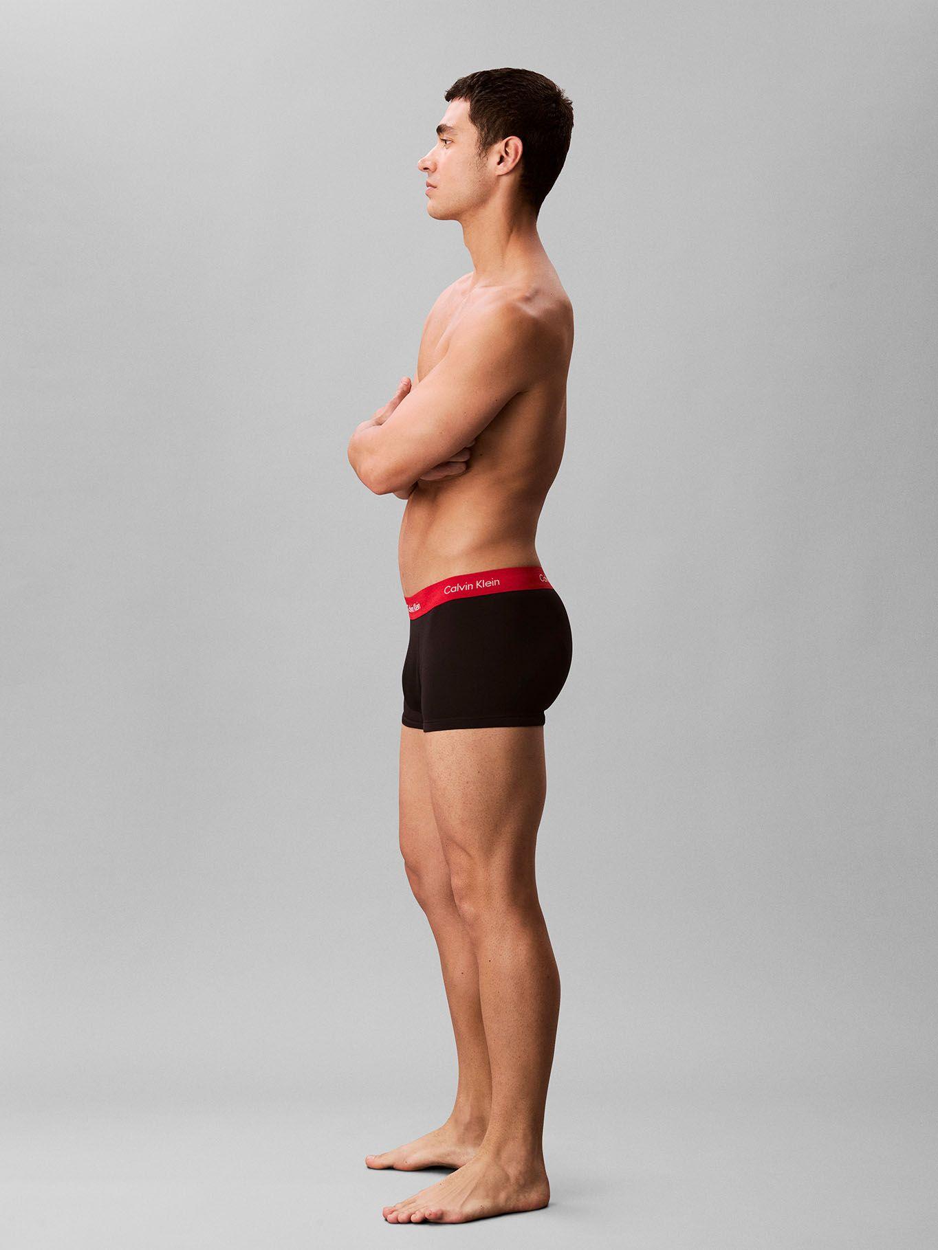 Pack De 3 Bóxers Rise Trunk Cotton Negro Calvin Klein-4